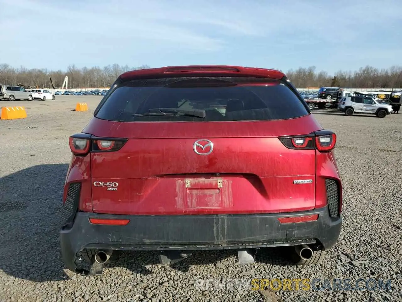 6 Photograph of a damaged car 7MMVABAM0PN112326 MAZDA CX-50 SELE 2023