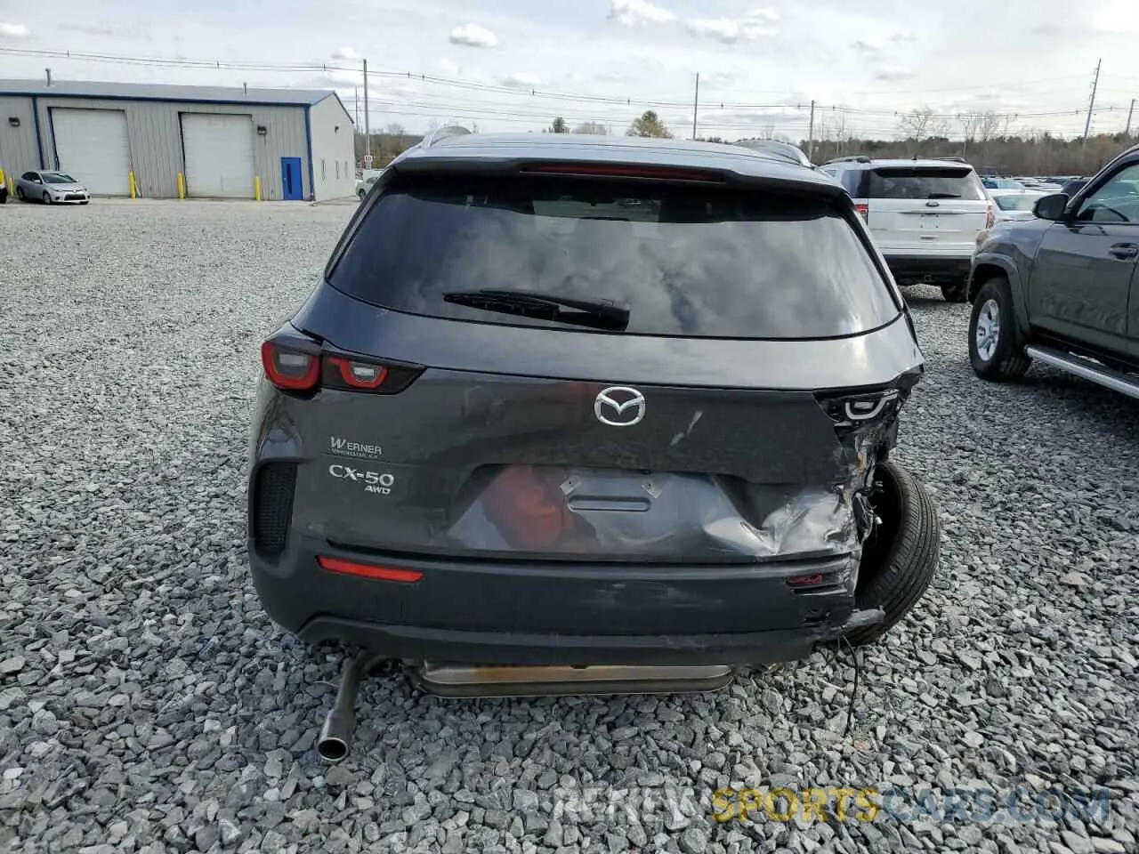 6 Photograph of a damaged car 7MMVABAM9PN142036 MAZDA CX-50 SELE 2023