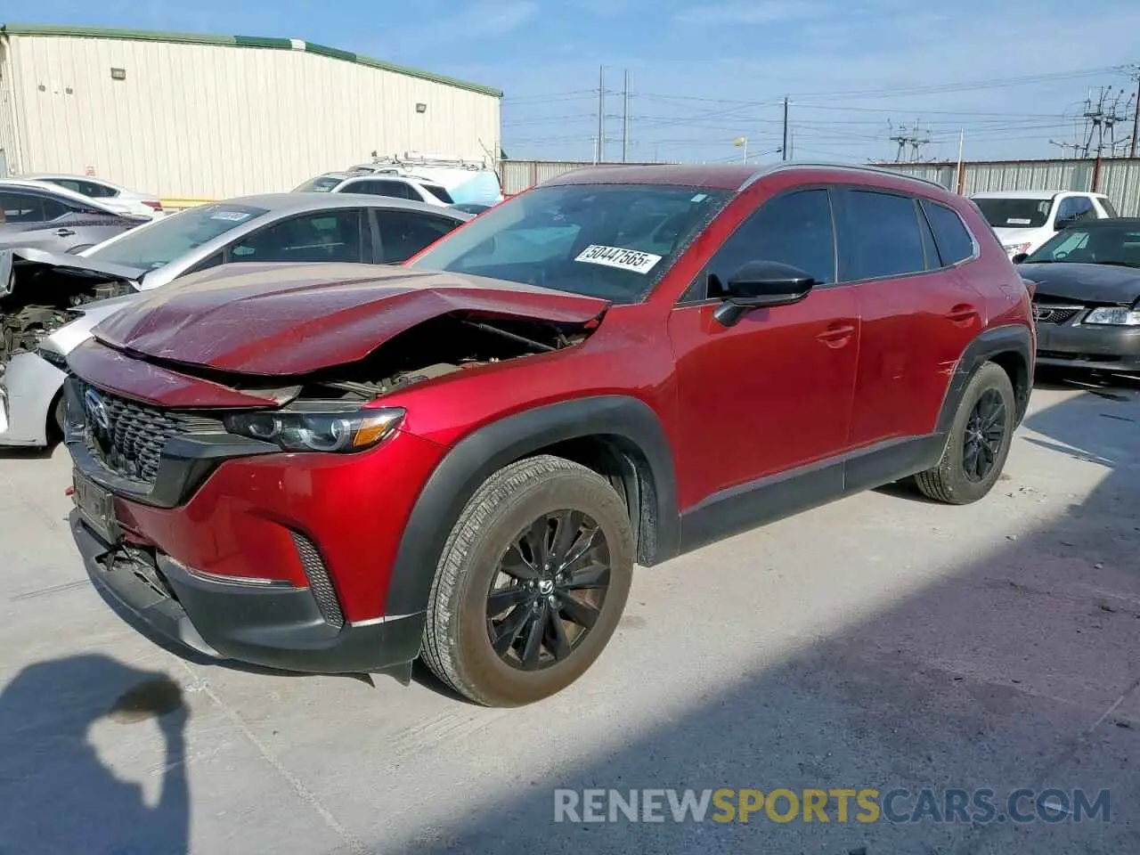 1 Photograph of a damaged car 7MMVABAM7RN194459 MAZDA CX-50 SELE 2024