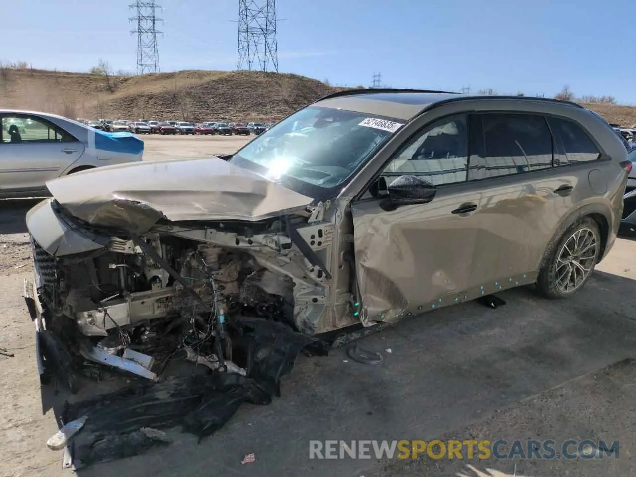 1 Photograph of a damaged car JM3KJDHAXS1100444 MAZDA CX-70 PREM 2025