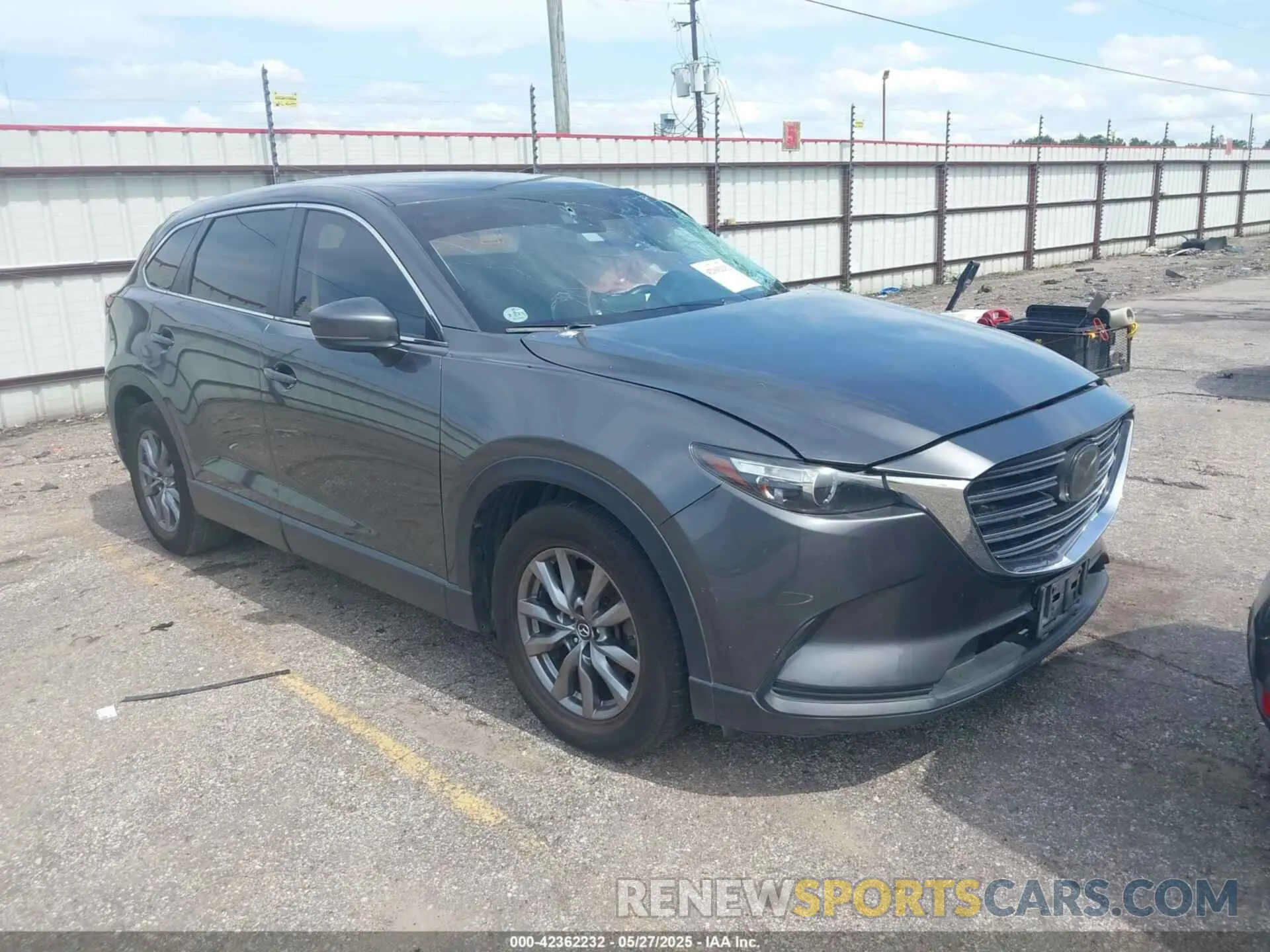 1 Photograph of a damaged car JM3TCABY0K0327361 MAZDA CX-9 2019
