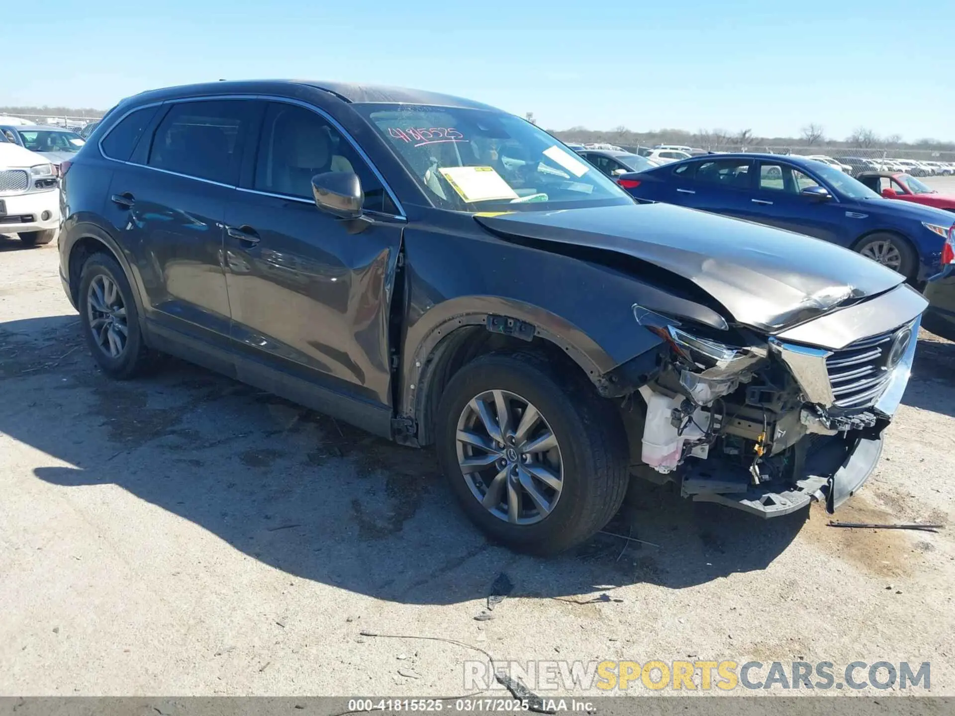 1 Photograph of a damaged car JM3TCABY7K0313750 MAZDA CX-9 2019