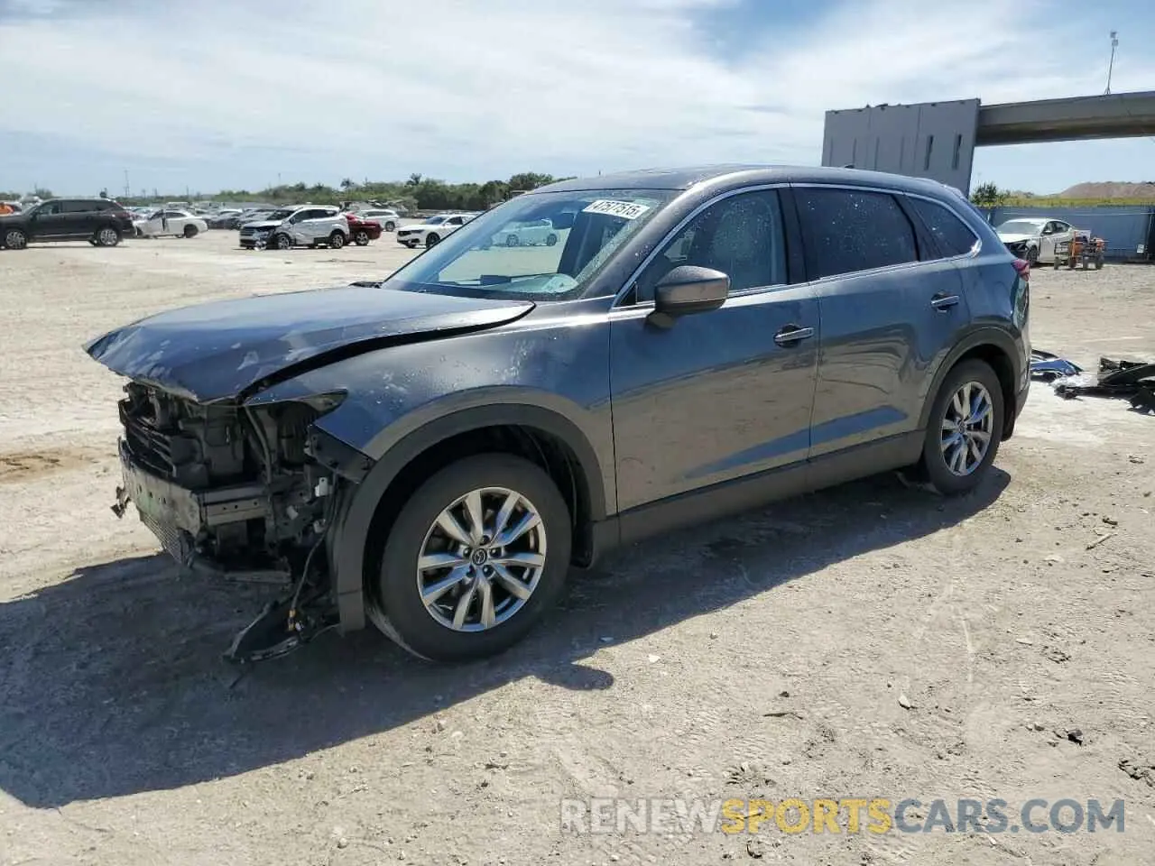 1 Photograph of a damaged car JM3TCACY4K0330567 MAZDA CX-9 2019