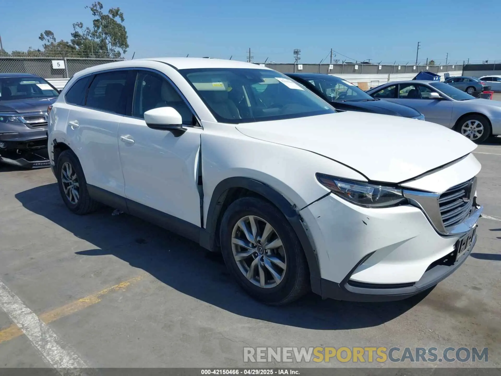 1 Photograph of a damaged car JM3TCACY5K0306424 MAZDA CX-9 2019