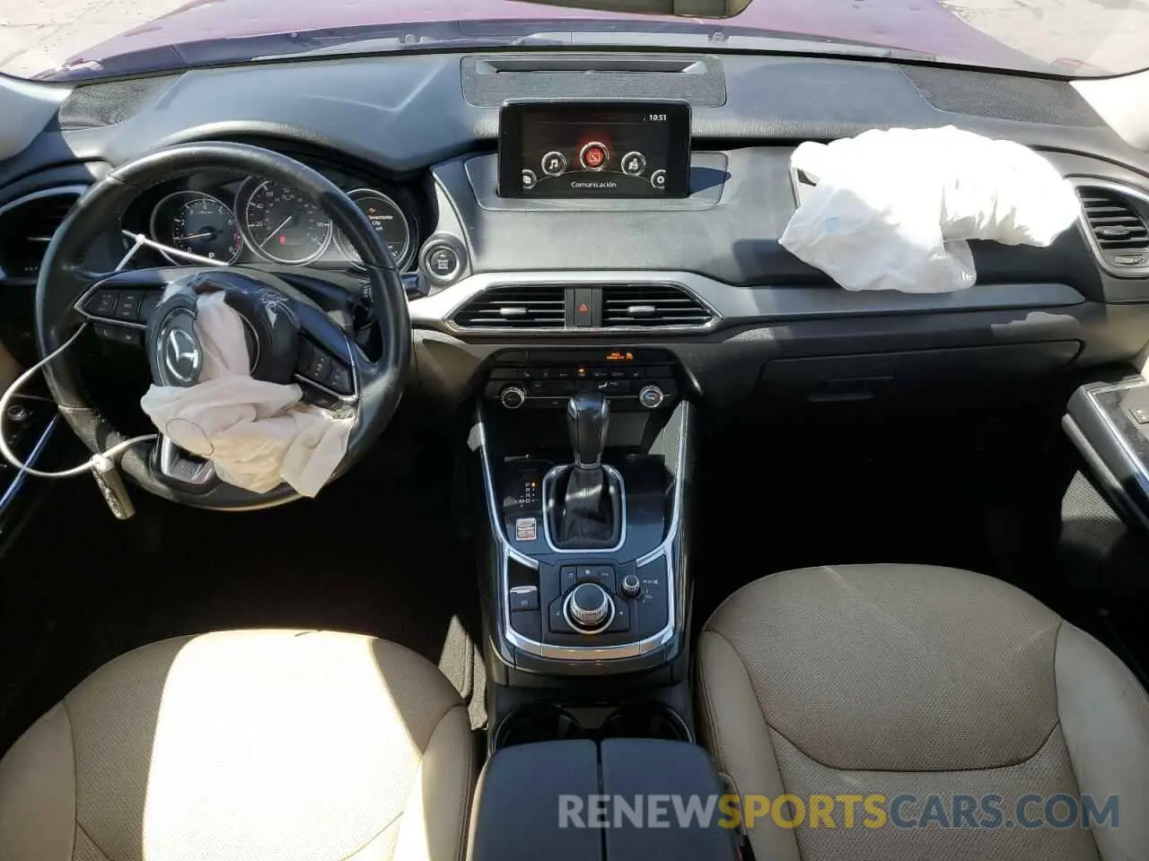 8 Photograph of a damaged car JM3TCACY5K0316516 MAZDA CX-9 2019