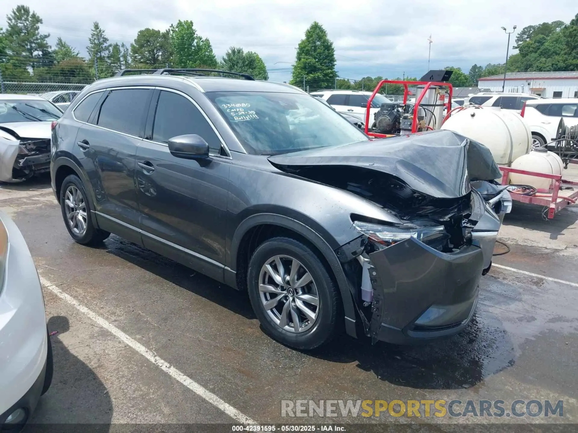1 Photograph of a damaged car JM3TCACY6K0334085 MAZDA CX-9 2019