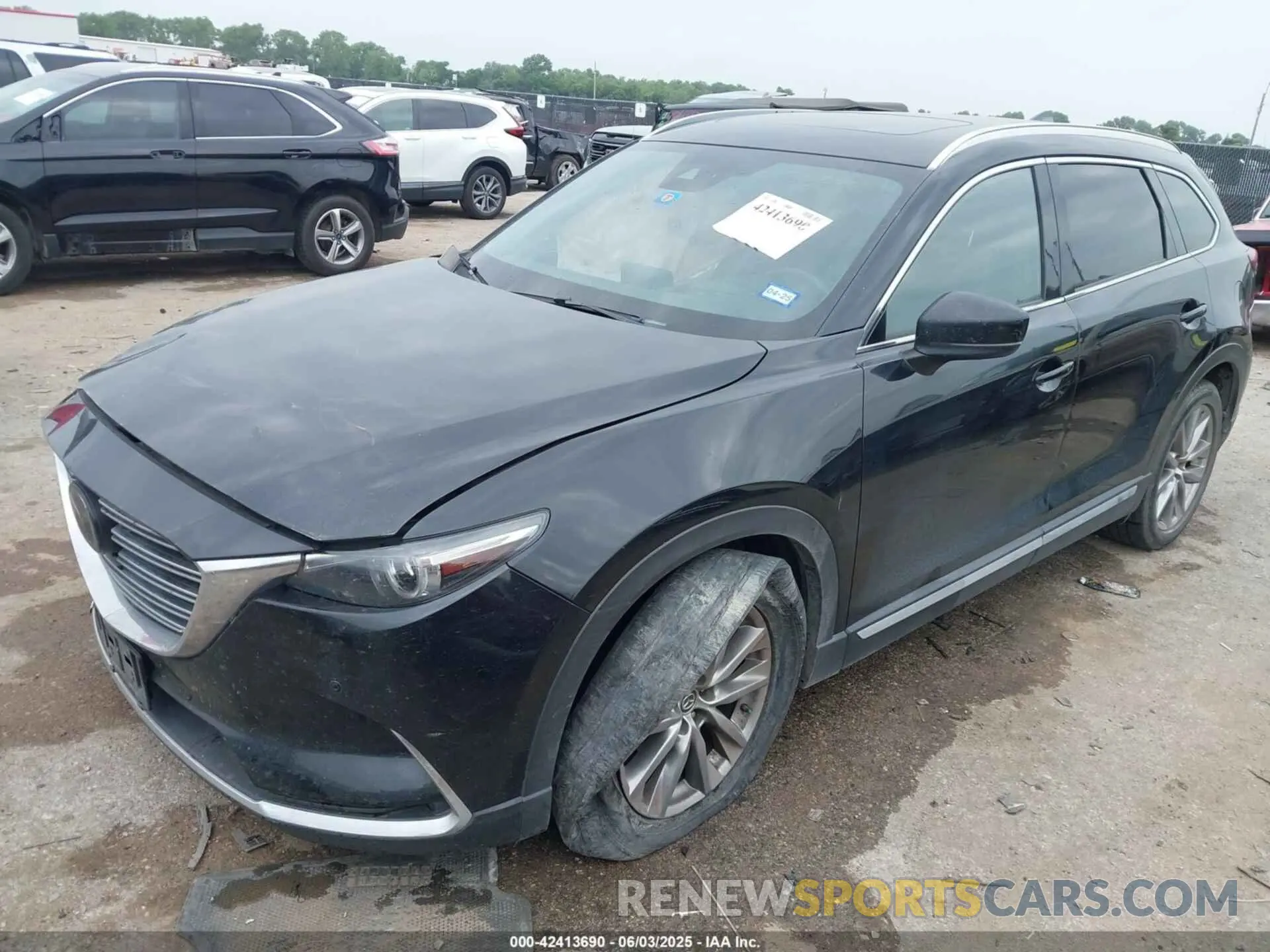 2 Photograph of a damaged car JM3TCADY0K0334596 MAZDA CX-9 2019