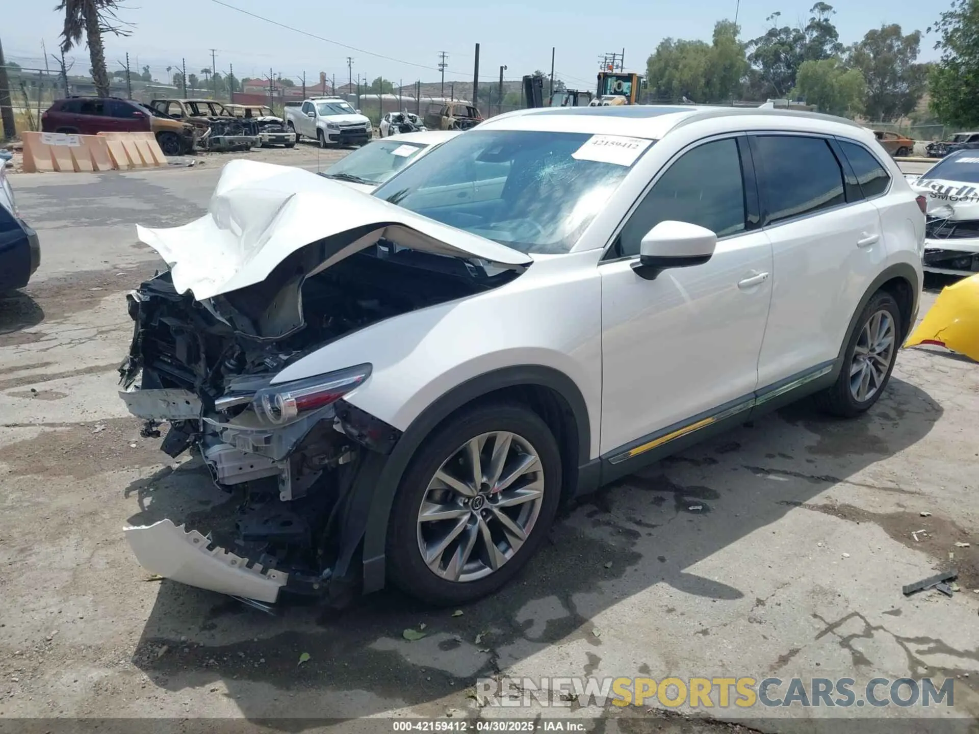 2 Photograph of a damaged car JM3TCADY3K0307375 MAZDA CX-9 2019