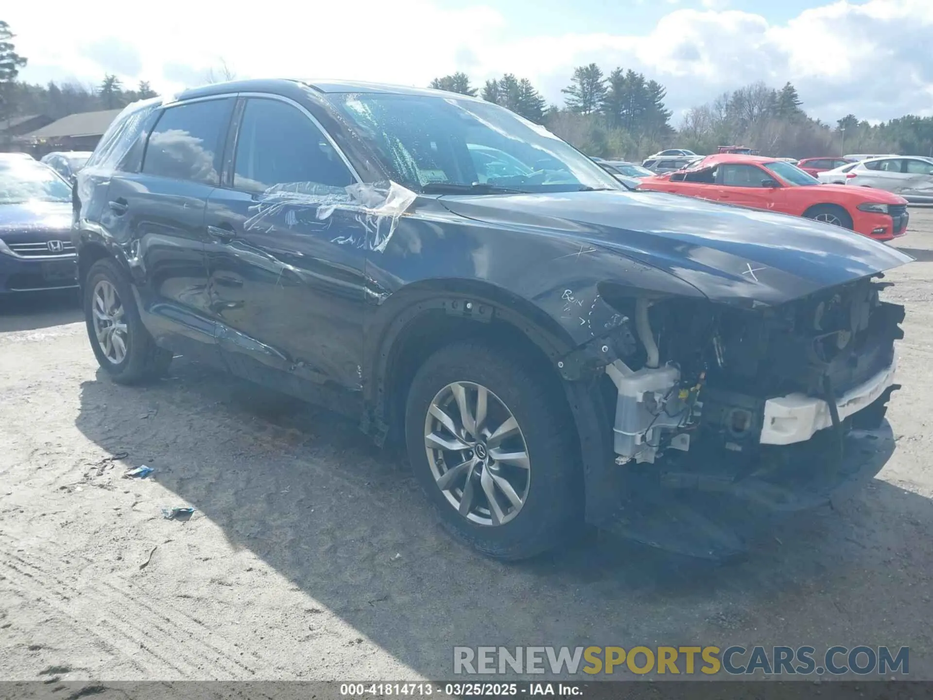 1 Photograph of a damaged car JM3TCBCY0K0317028 MAZDA CX-9 2019