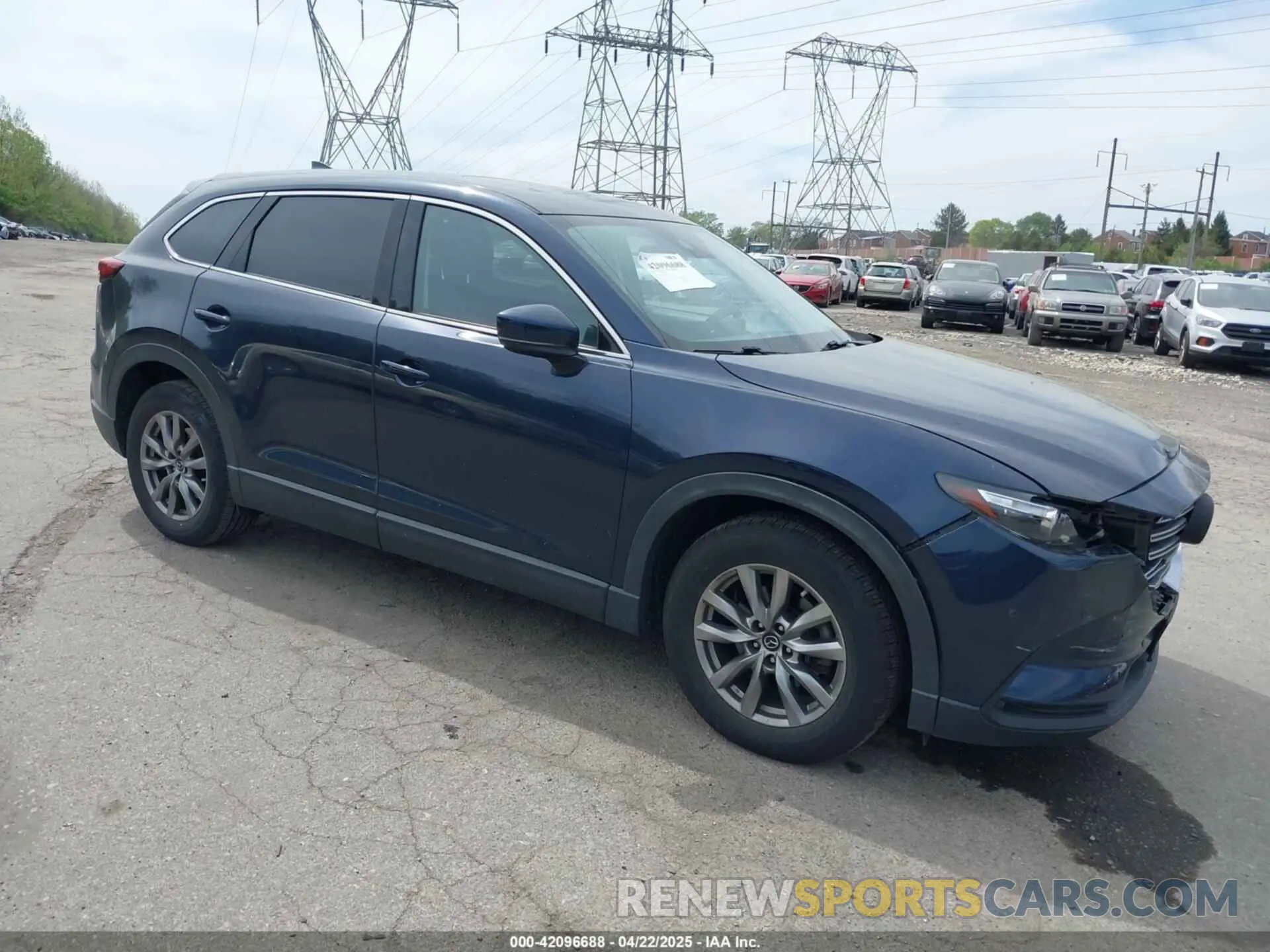 1 Photograph of a damaged car JM3TCBCY1K0319032 MAZDA CX-9 2019