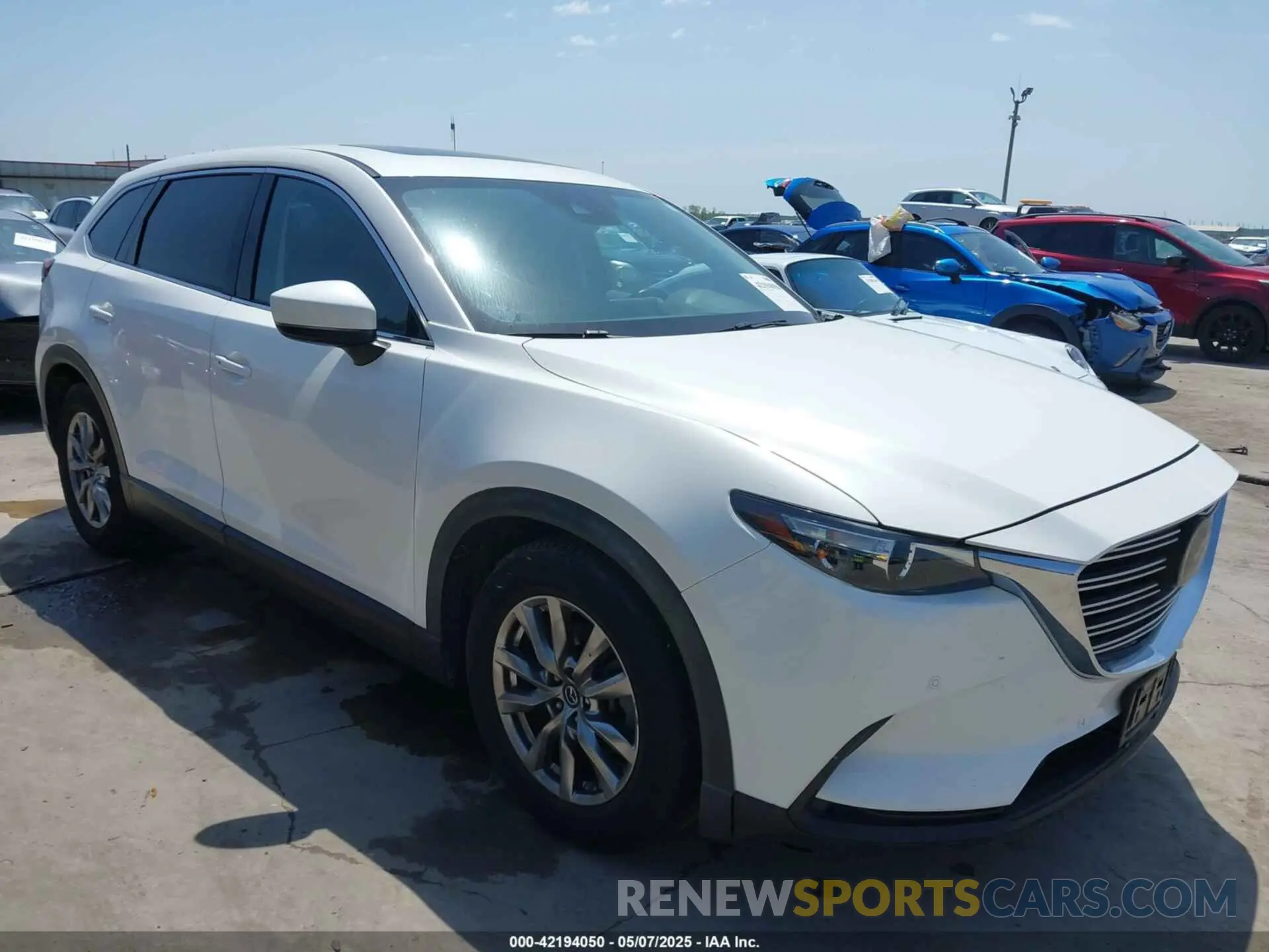 1 Photograph of a damaged car JM3TCBCY2K0300702 MAZDA CX-9 2019