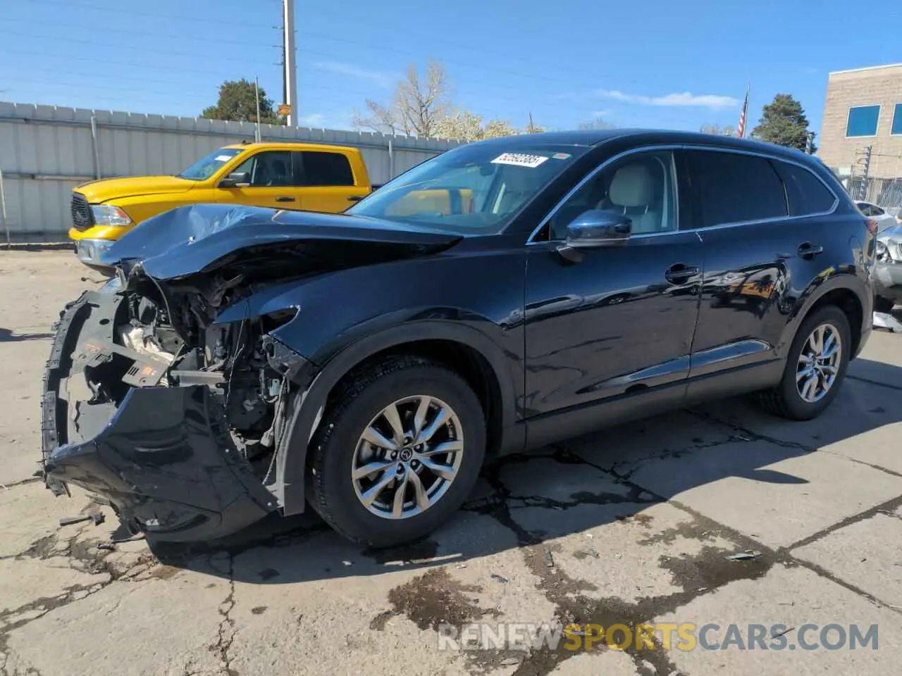 1 Photograph of a damaged car JM3TCBCY3K0304421 MAZDA CX-9 2019