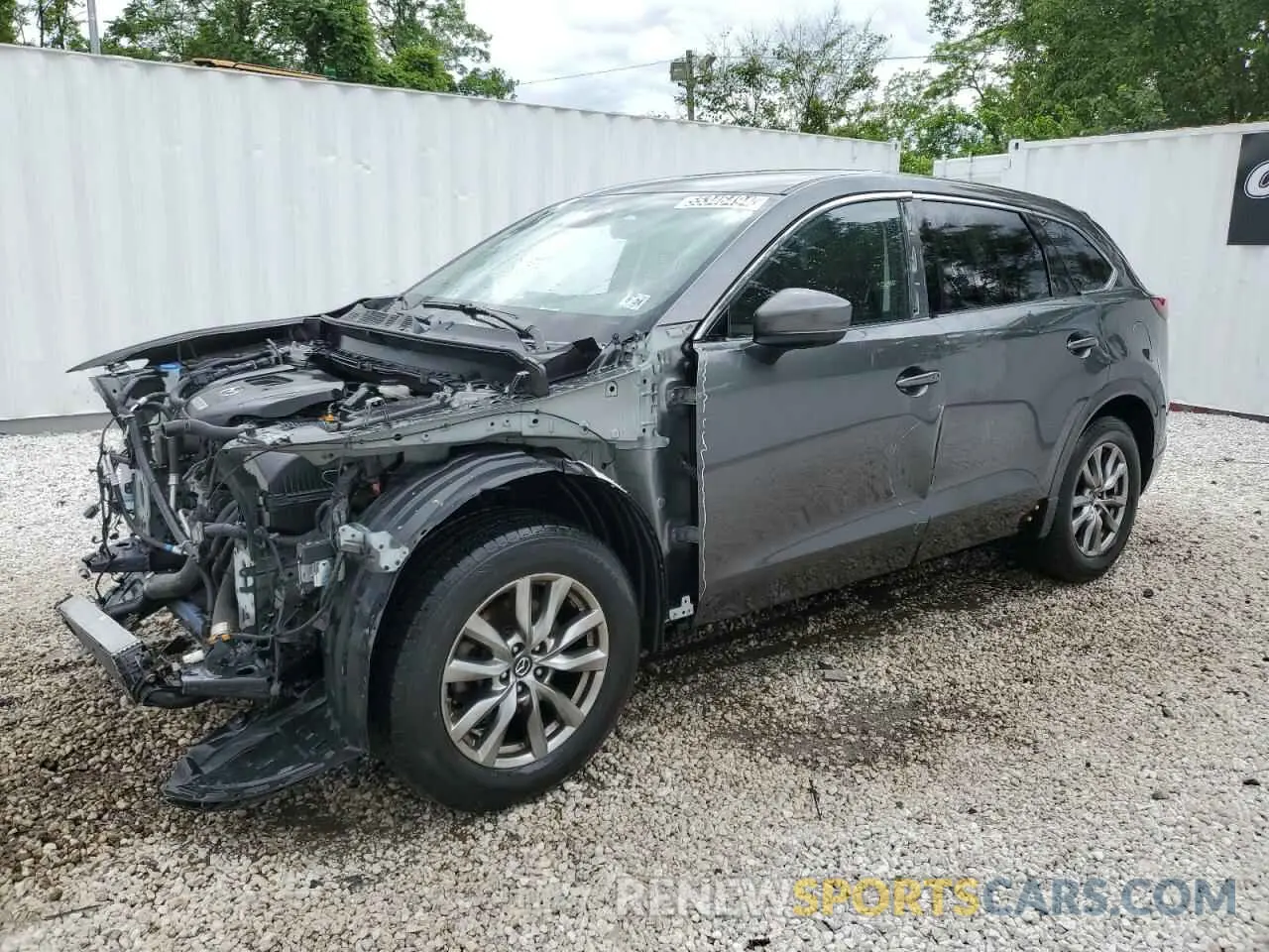 1 Photograph of a damaged car JM3TCBCY9K0308487 MAZDA CX-9 2019