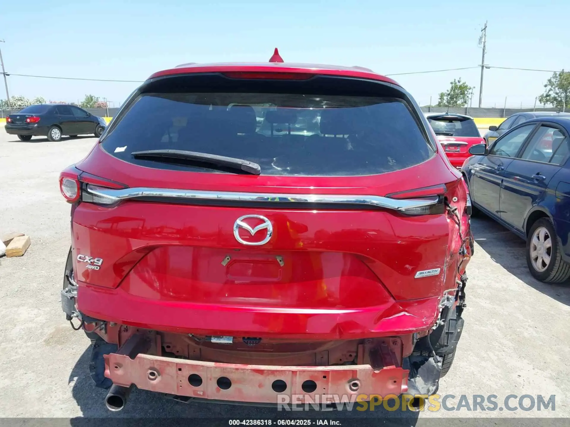 6 Photograph of a damaged car JM3TCBCYXK0309180 MAZDA CX-9 2019