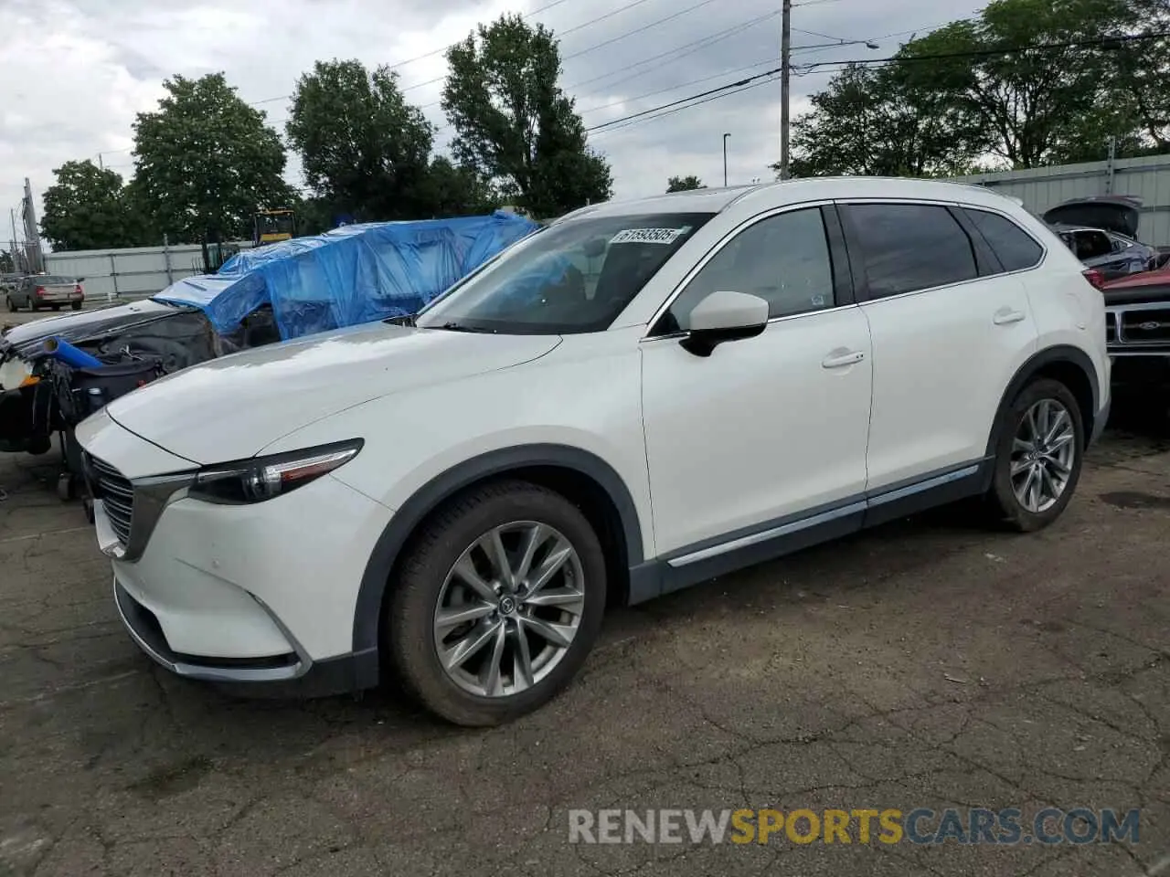 1 Photograph of a damaged car JM3TCBDY0K0323667 MAZDA CX-9 2019