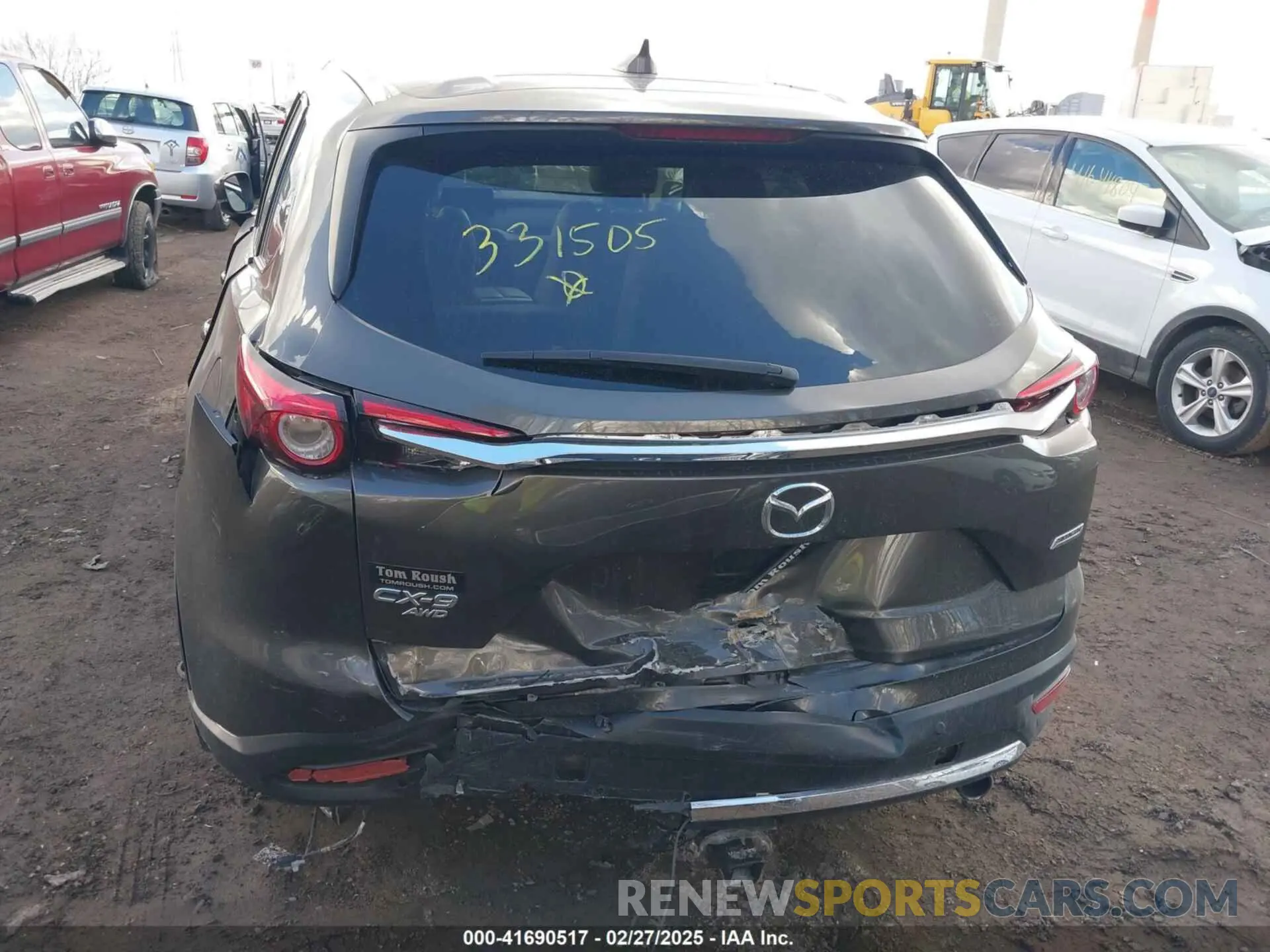 6 Photograph of a damaged car JM3TCBDY3K0331505 MAZDA CX-9 2019
