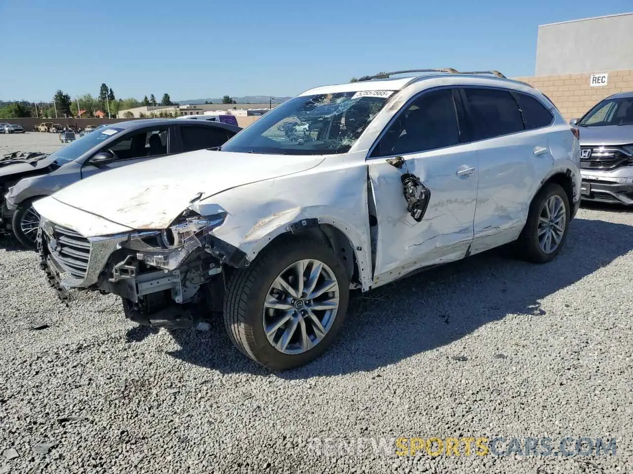 1 Photograph of a damaged car JM3TCBDY4K0303079 MAZDA CX-9 2019