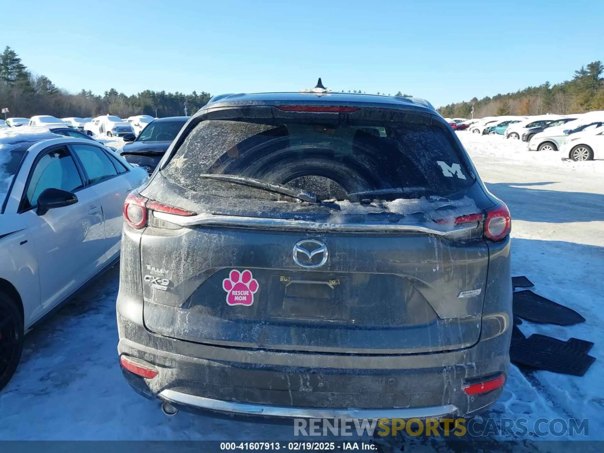 16 Photograph of a damaged car JM3TCBEY1K0323238 MAZDA CX-9 2019