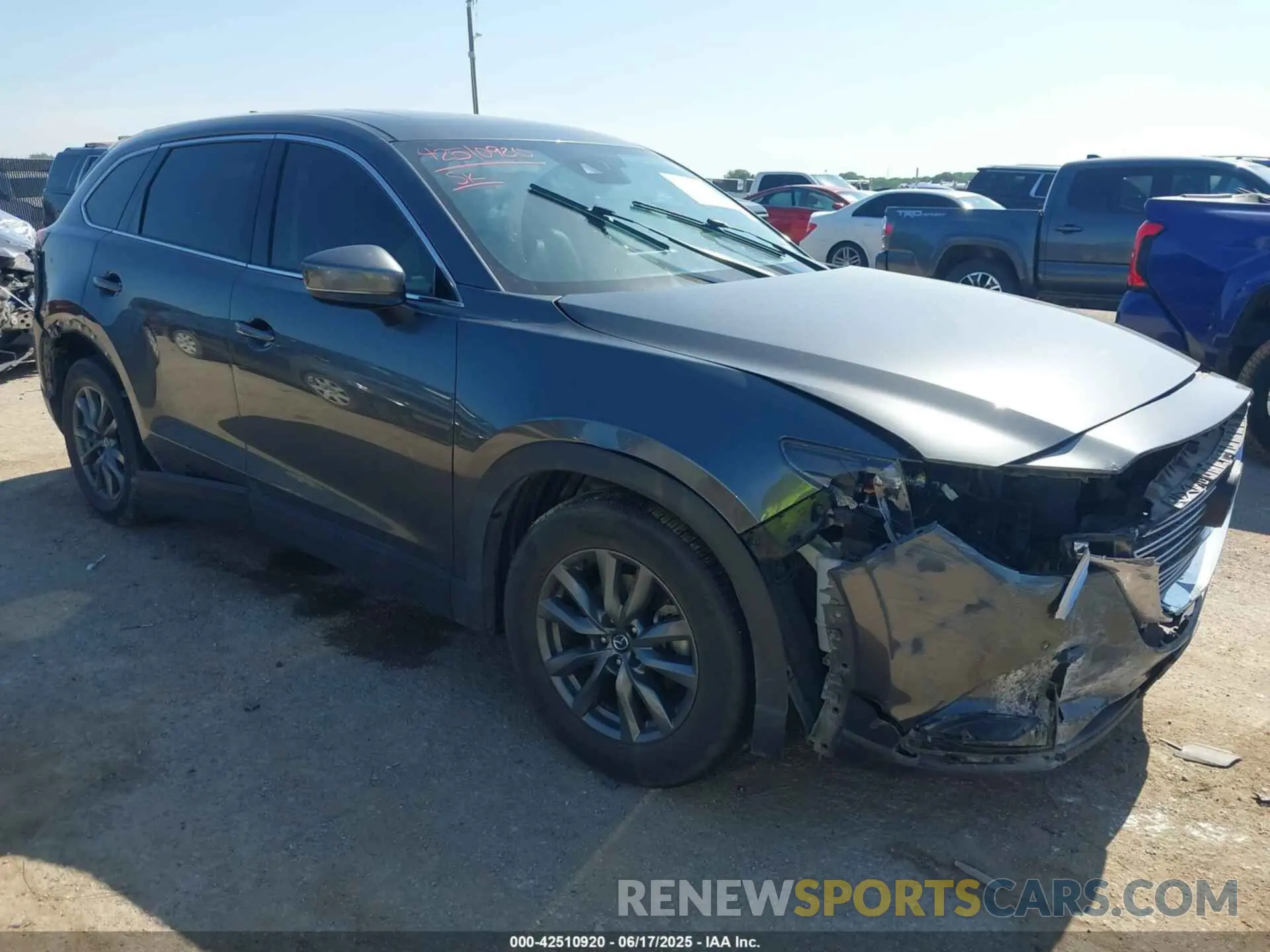 1 Photograph of a damaged car JM3TCACY8L0421830 MAZDA CX-9 2020