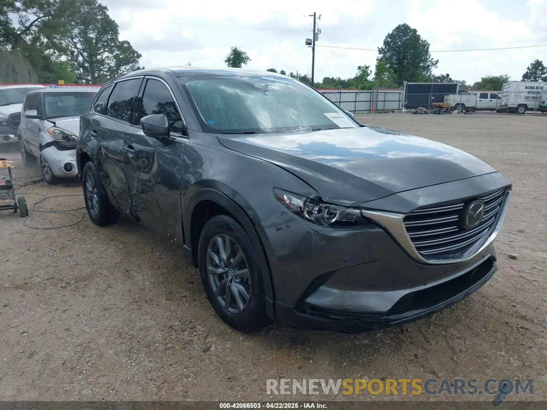 1 Photograph of a damaged car JM3TCACYXL0400316 MAZDA CX-9 2020