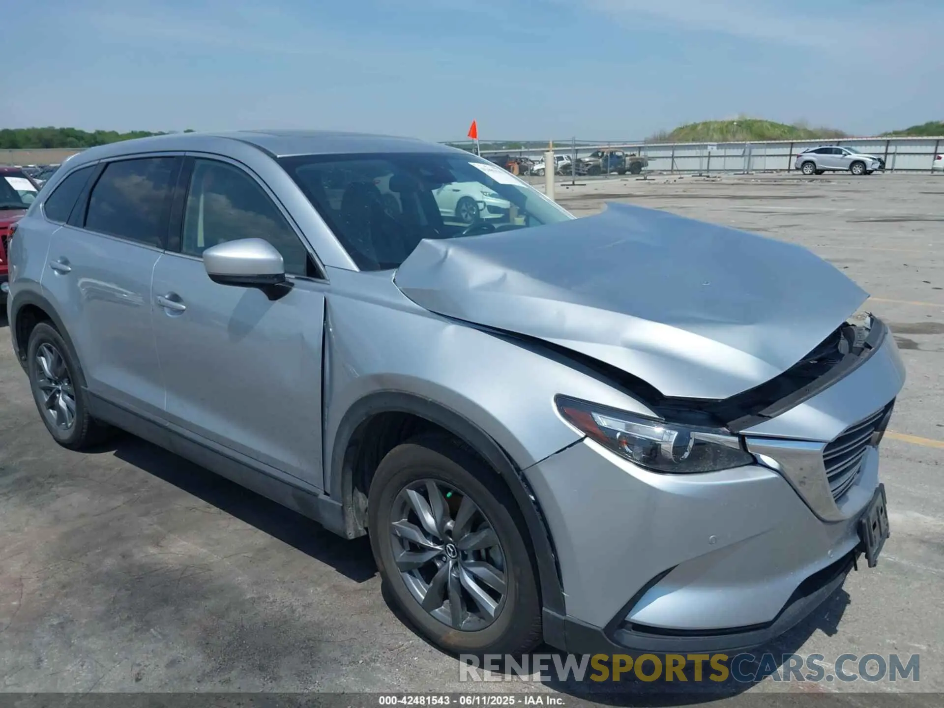 1 Photograph of a damaged car JM3TCBCY2L0415513 MAZDA CX-9 2020