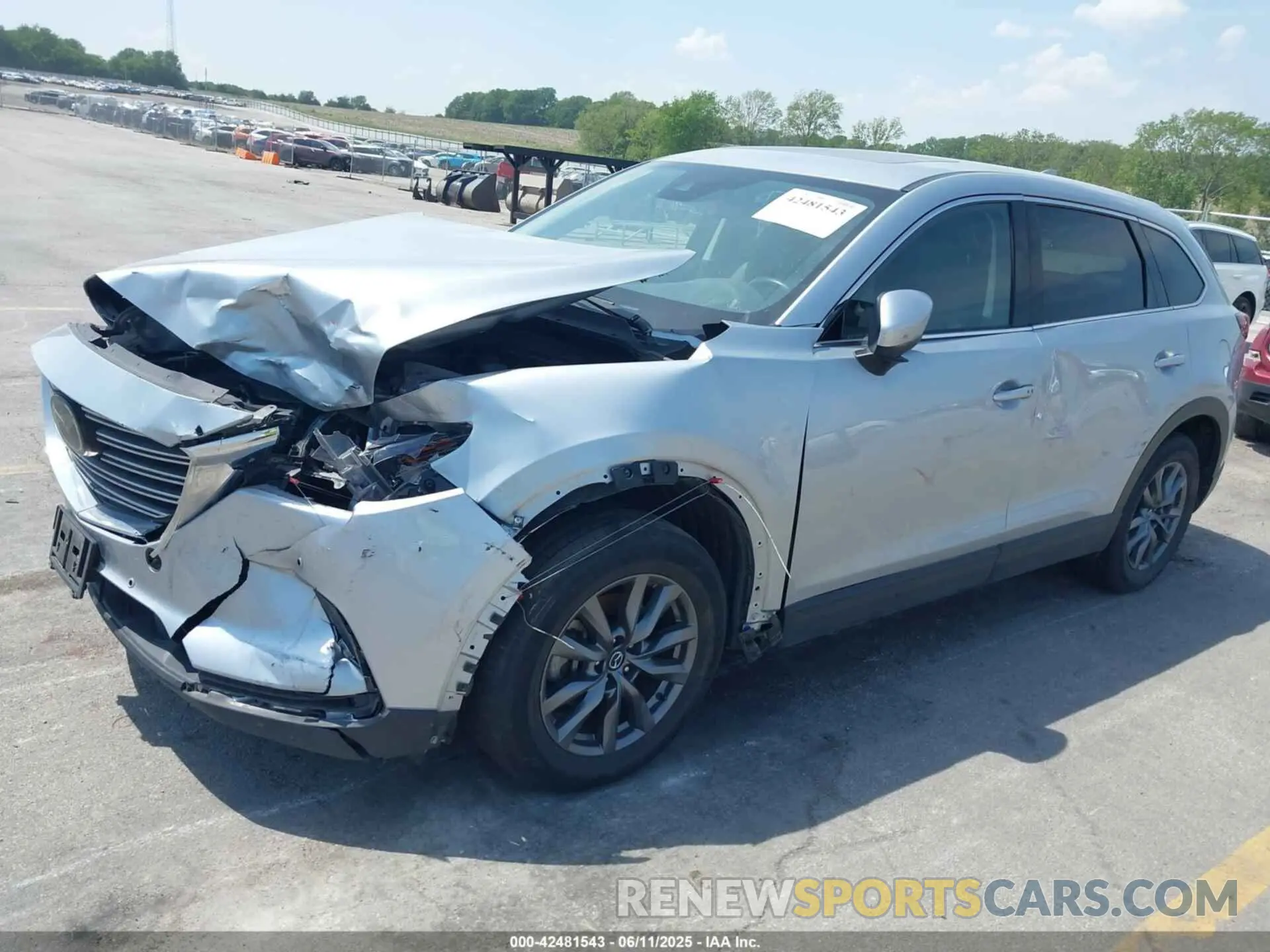 2 Photograph of a damaged car JM3TCBCY2L0415513 MAZDA CX-9 2020