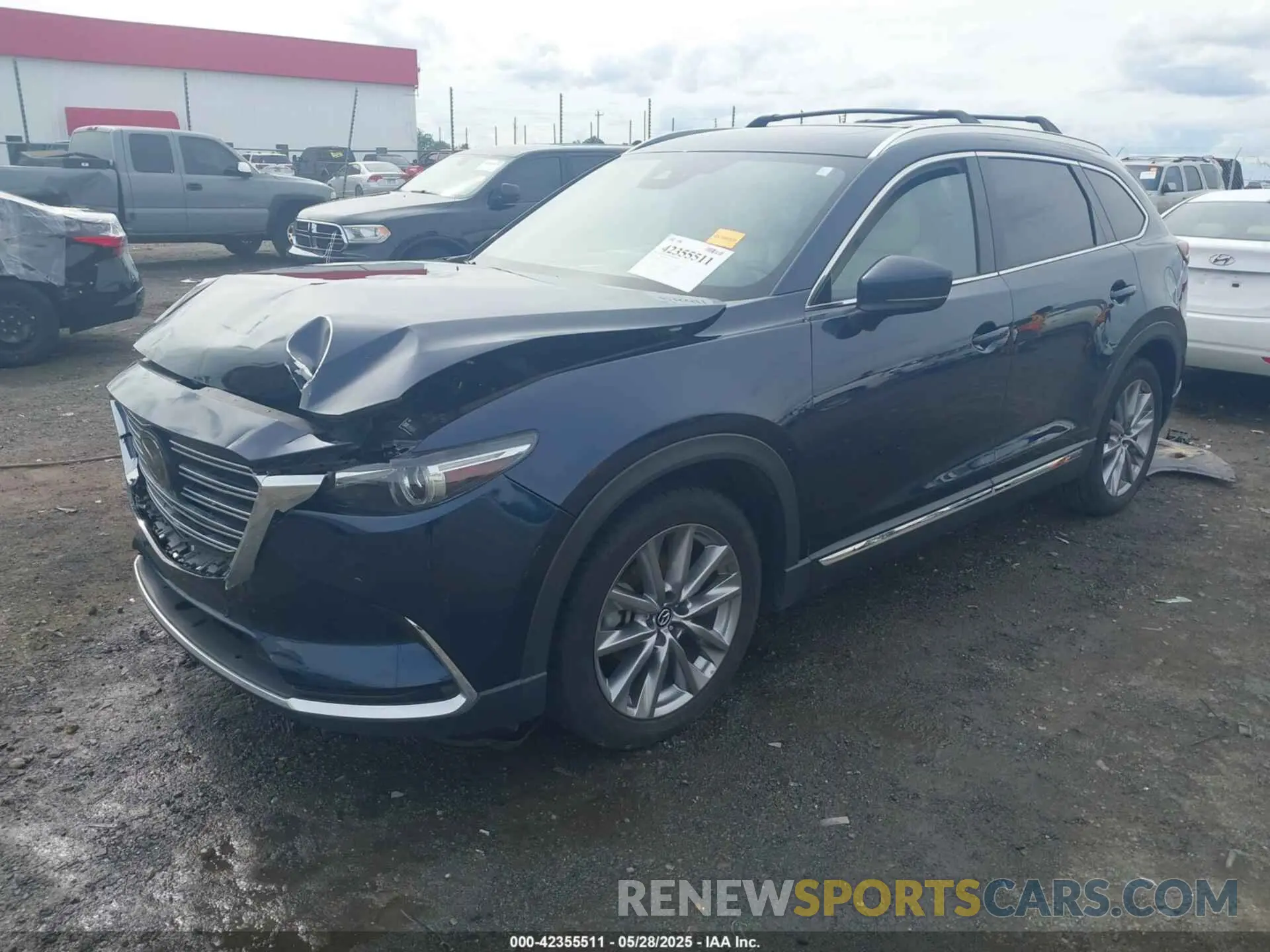 2 Photograph of a damaged car JM3TCBDY1L0402718 MAZDA CX-9 2020