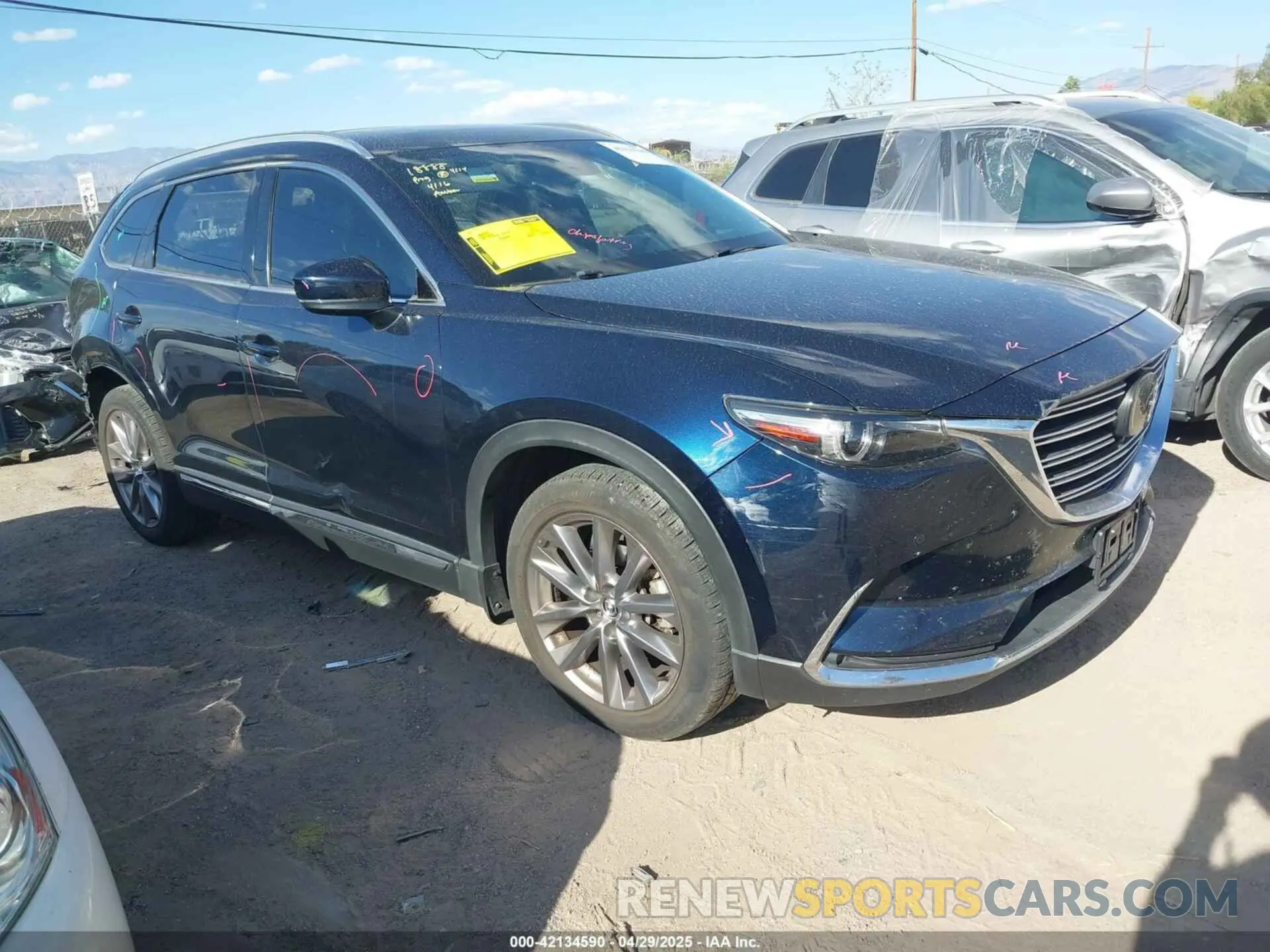 1 Photograph of a damaged car JM3TCBDY8L0423632 MAZDA CX-9 2020