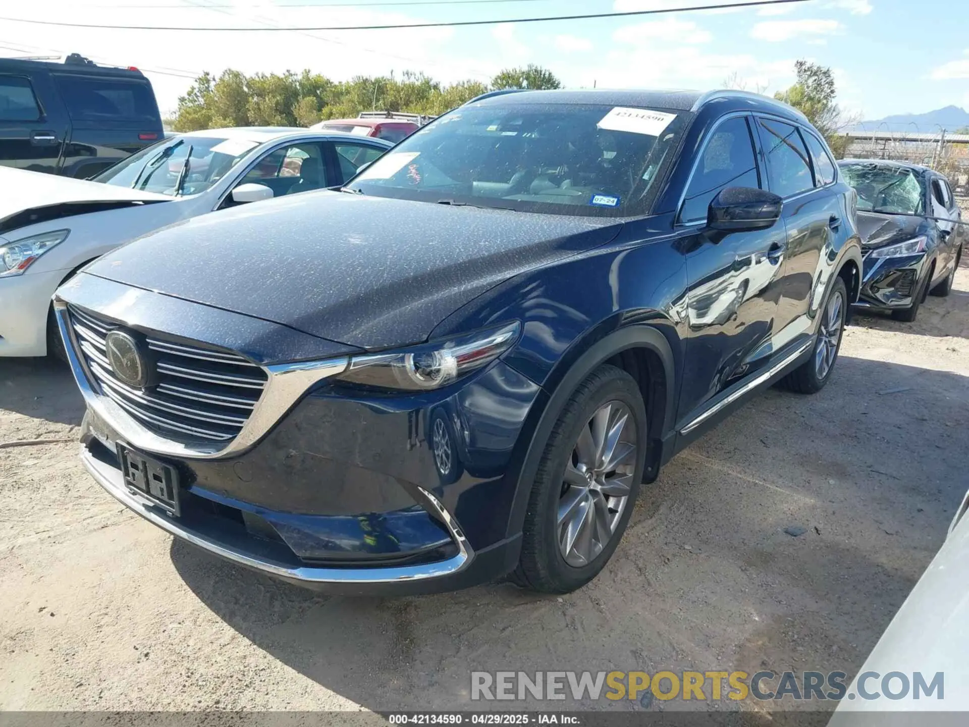 2 Photograph of a damaged car JM3TCBDY8L0423632 MAZDA CX-9 2020