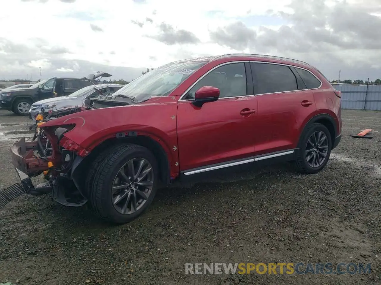 1 Photograph of a damaged car JM3TCBEY4L0407328 MAZDA CX-9 2020