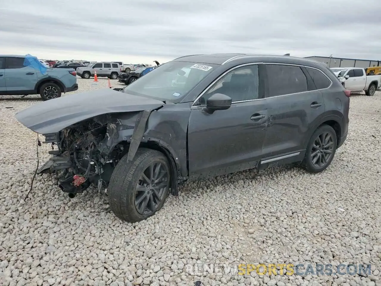 1 Photograph of a damaged car JM3TCBEY8L0418705 MAZDA CX-9 2020