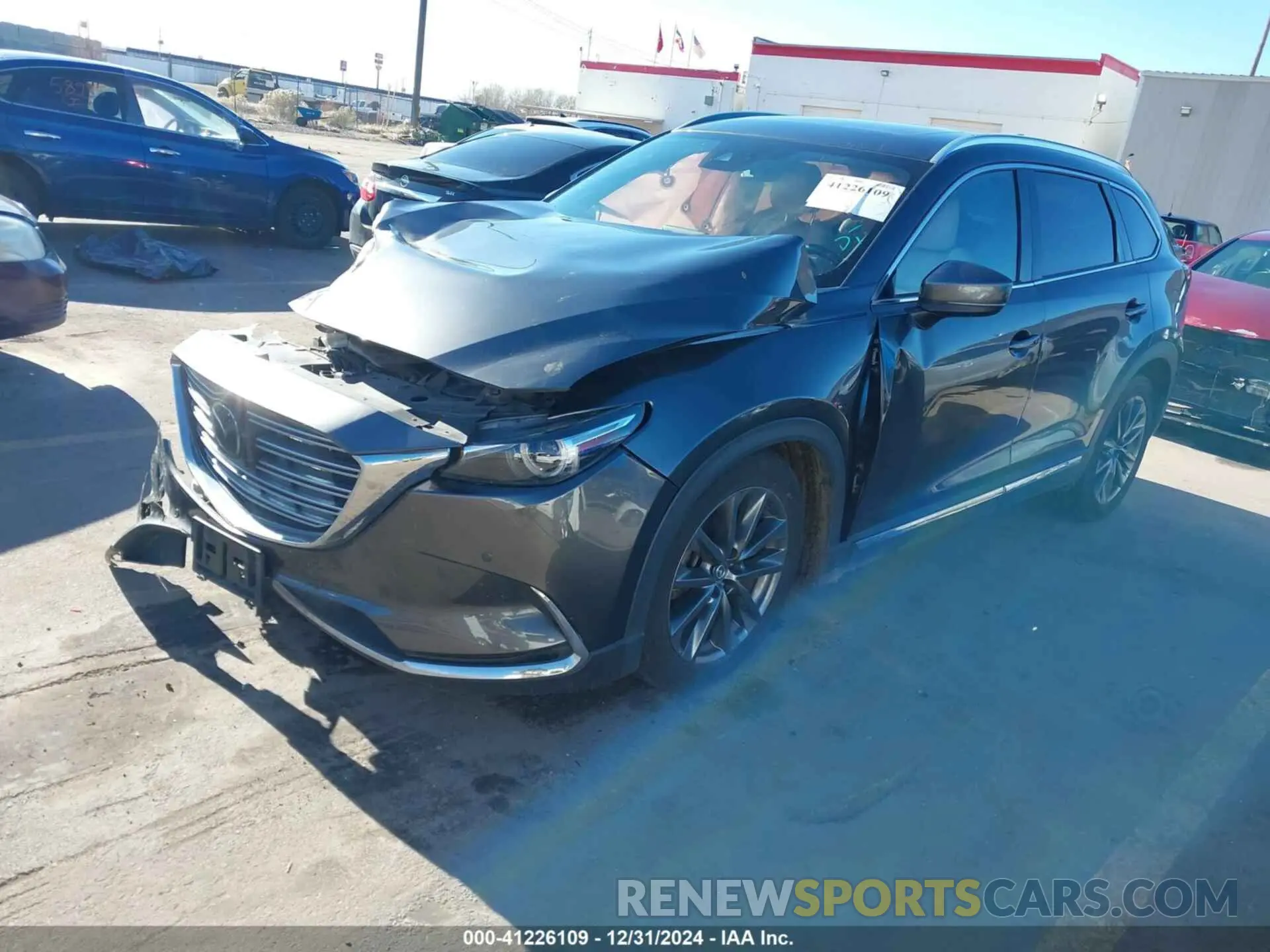 2 Photograph of a damaged car JM3TCBEYXL0410265 MAZDA CX-9 2020