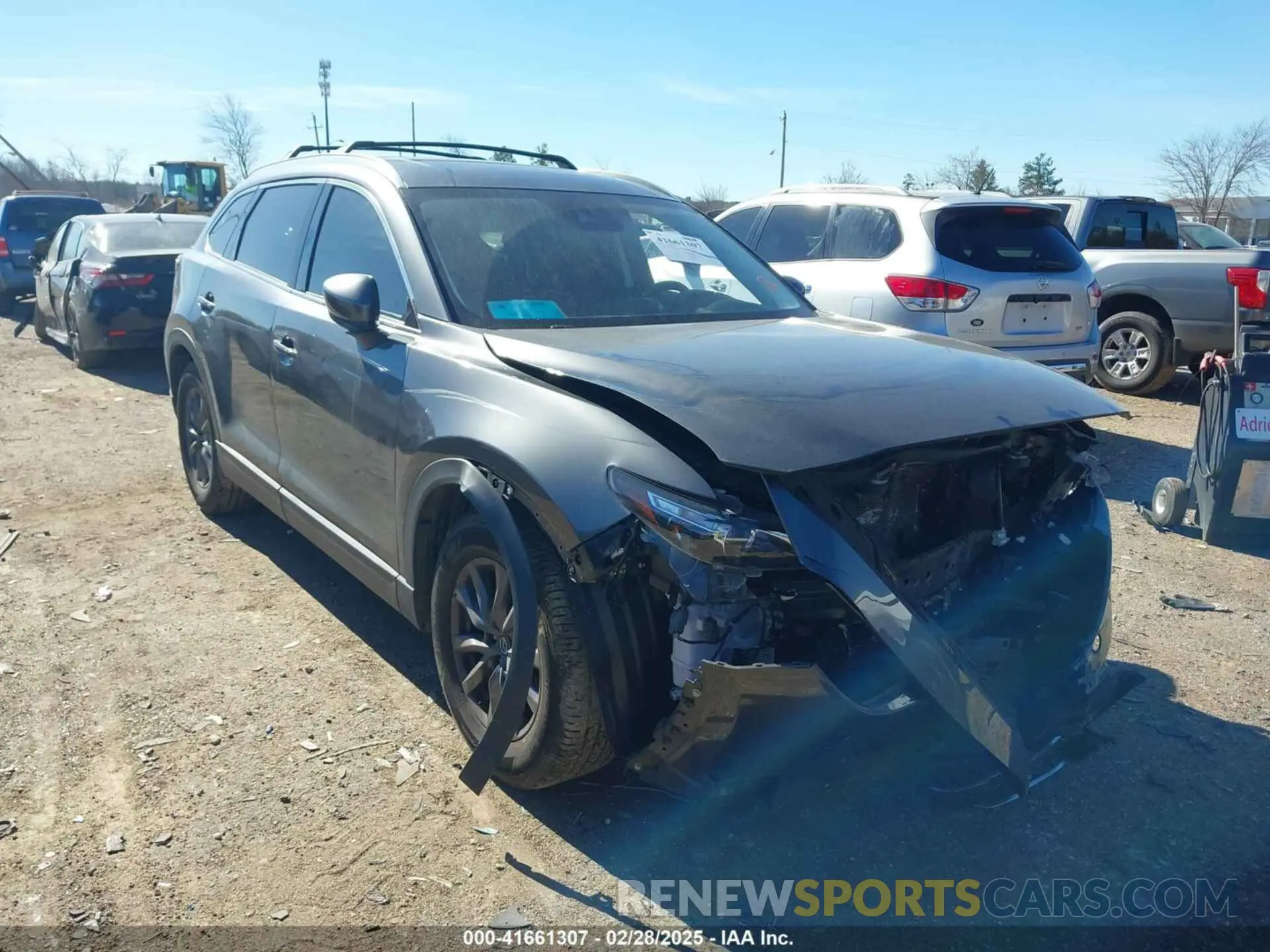 1 Photograph of a damaged car JM3TCACY4M0509579 MAZDA CX-9 2021
