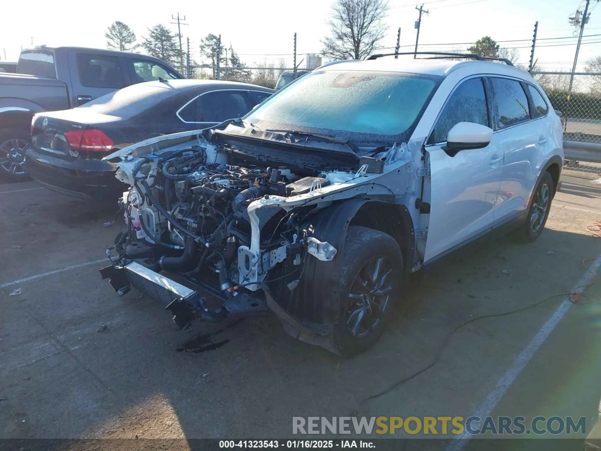 2 Photograph of a damaged car JM3TCACY4M0522302 MAZDA CX-9 2021