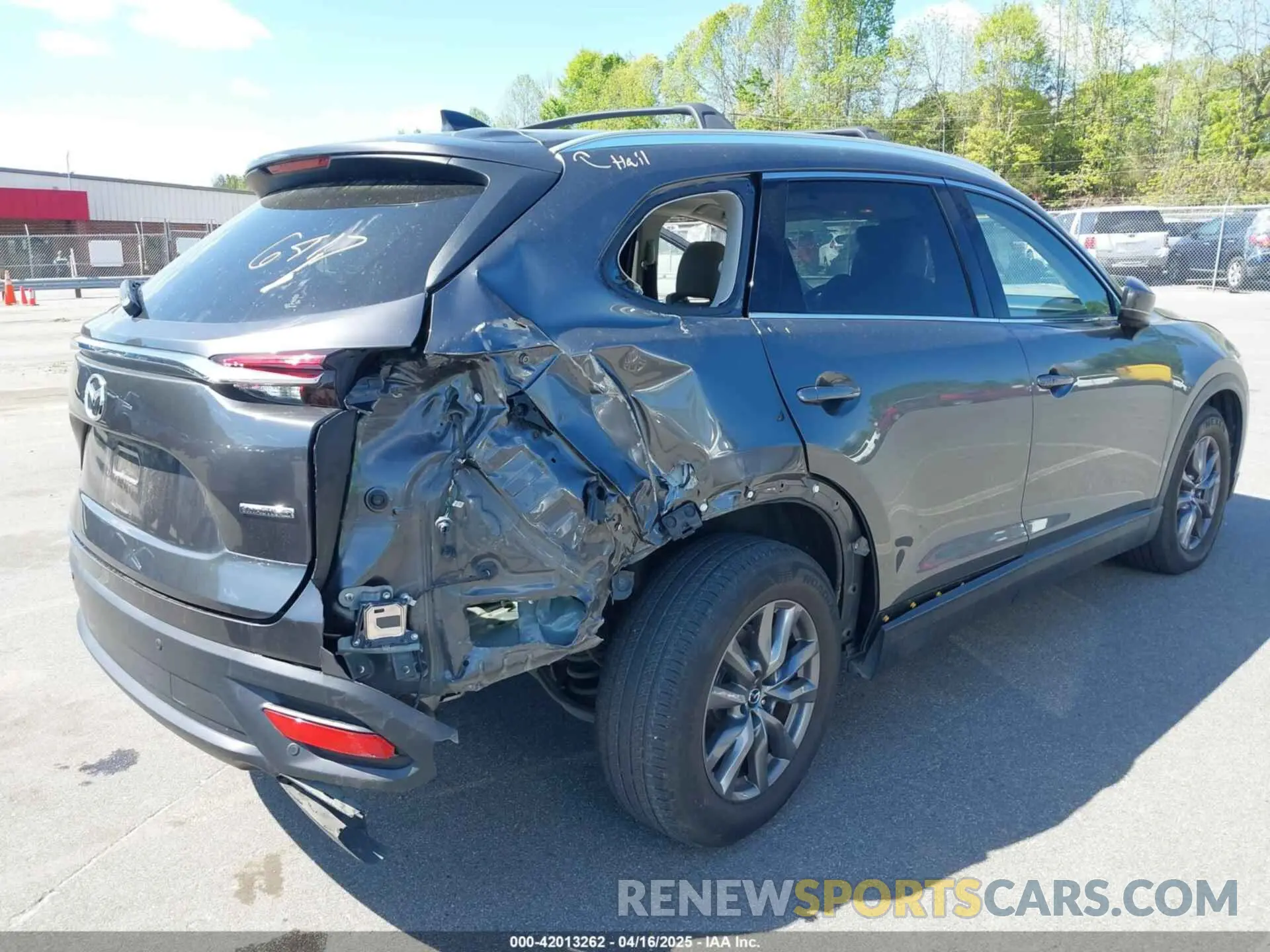 6 Photograph of a damaged car JM3TCACY7M0503484 MAZDA CX-9 2021