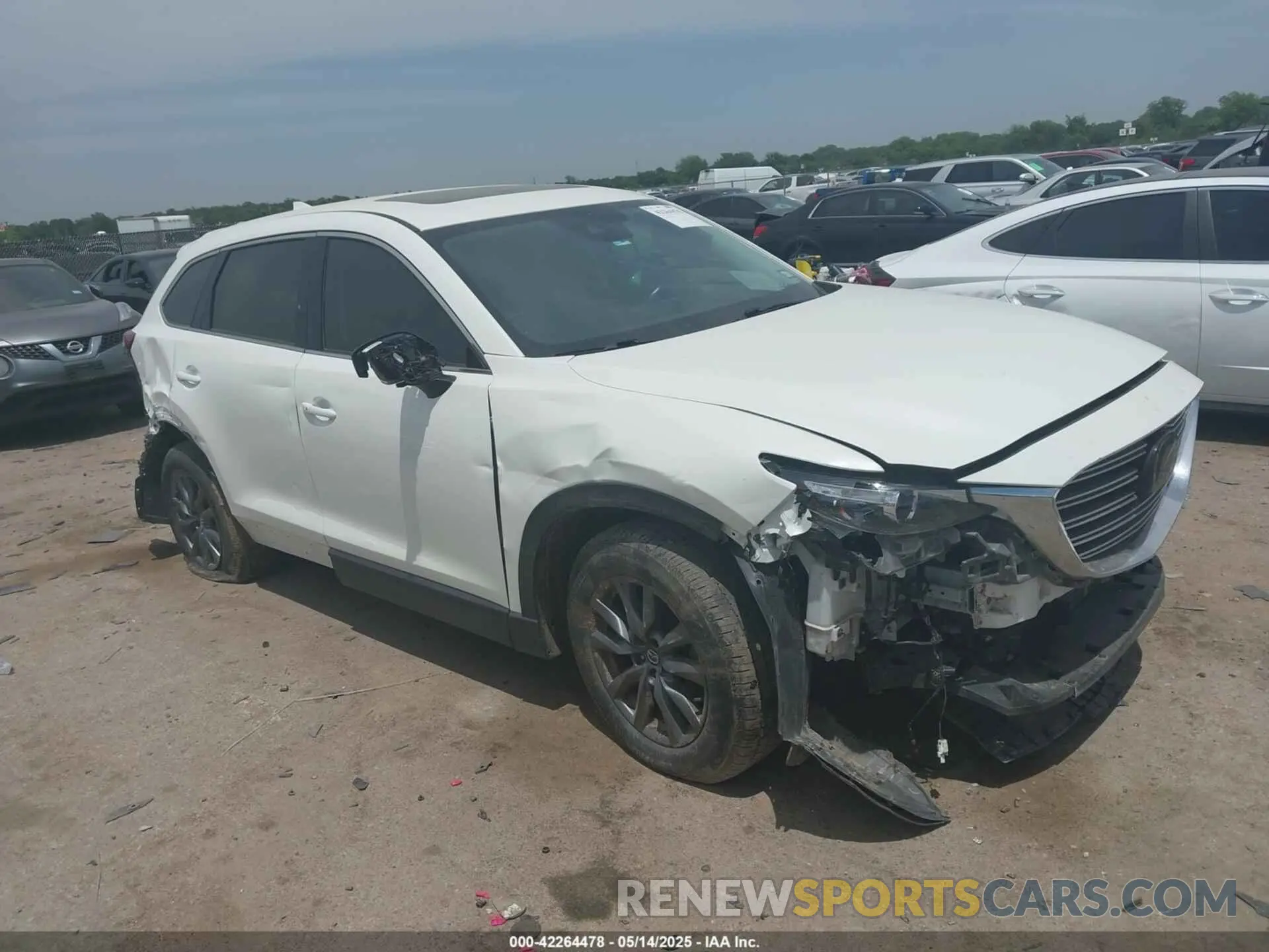 1 Photograph of a damaged car JM3TCACY9M0526376 MAZDA CX-9 2021