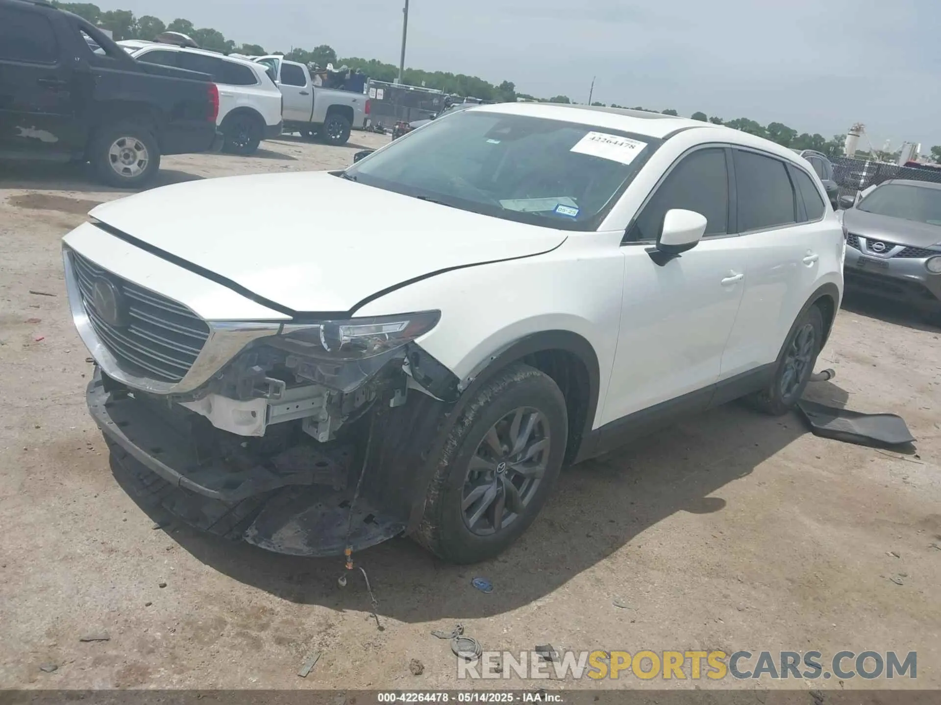 2 Photograph of a damaged car JM3TCACY9M0526376 MAZDA CX-9 2021