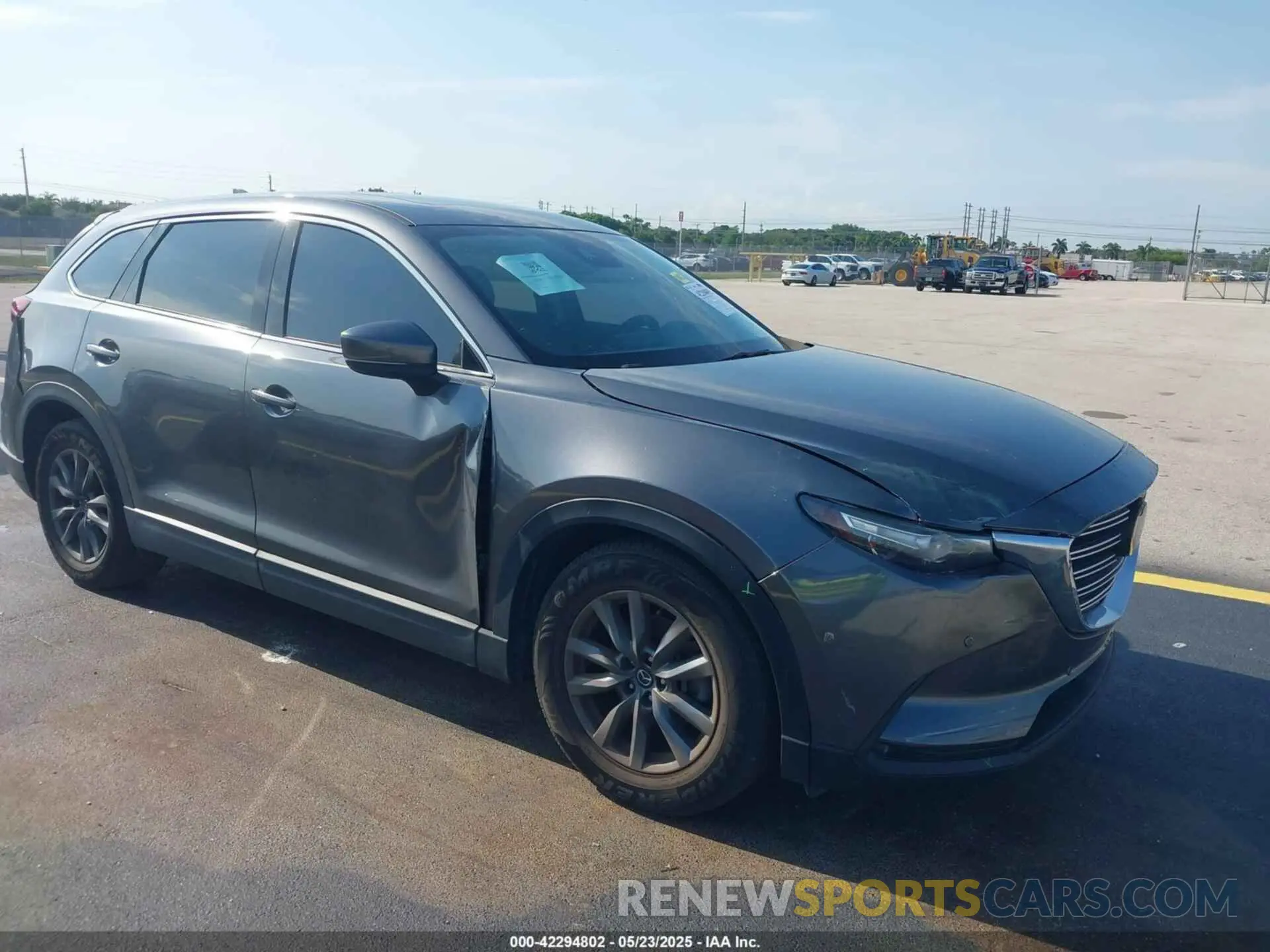 1 Photograph of a damaged car JM3TCACYXM0511613 MAZDA CX-9 2021