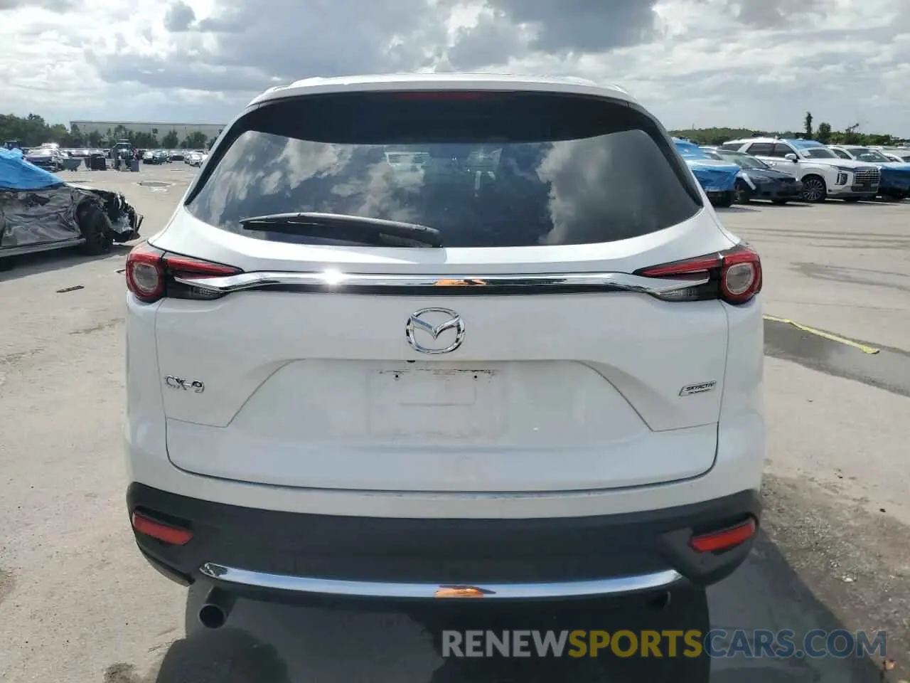 6 Photograph of a damaged car JM3TCADY7M0501717 MAZDA CX-9 2021