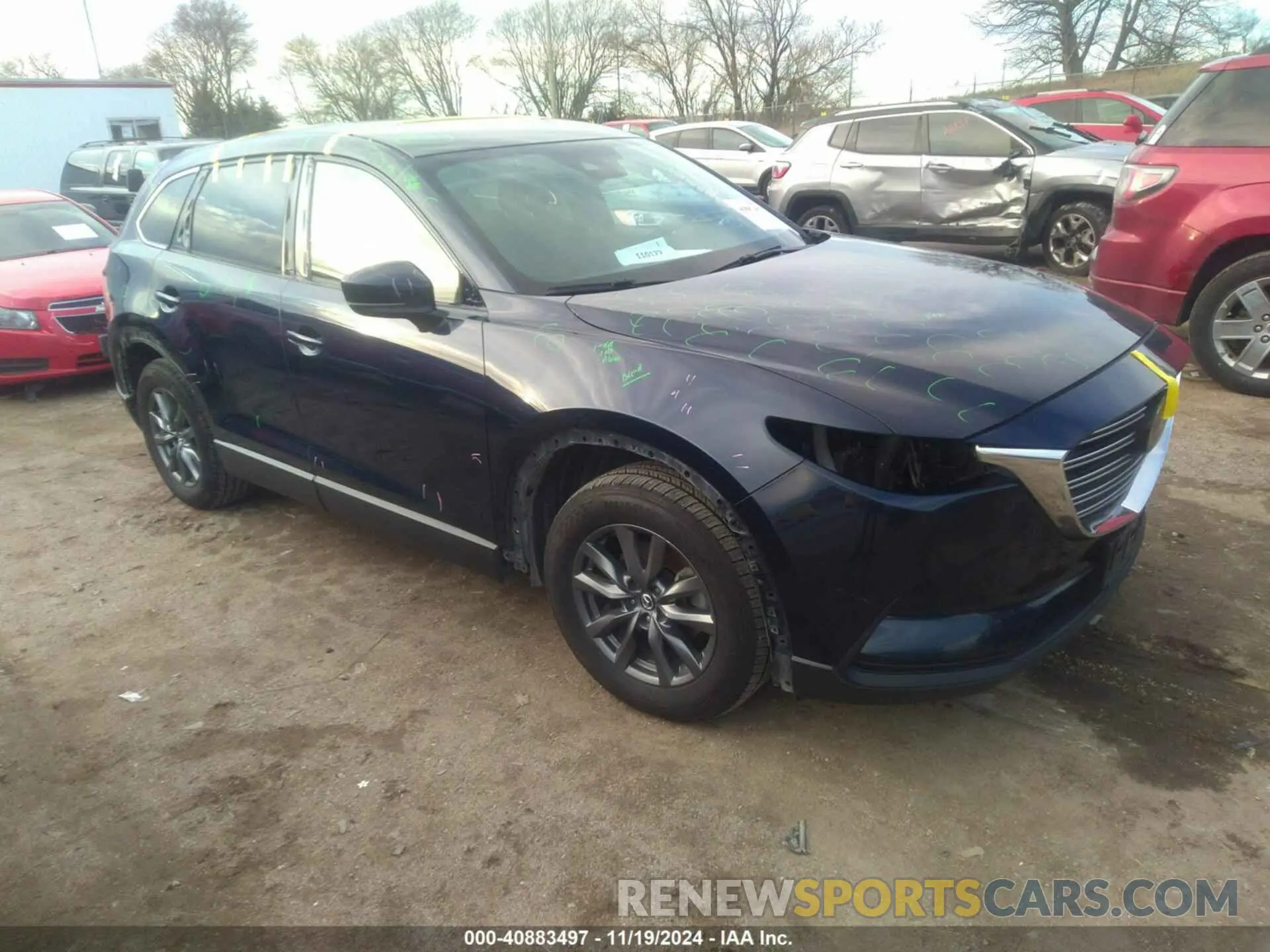 1 Photograph of a damaged car JM3TCBBY4M0519407 MAZDA CX-9 2021