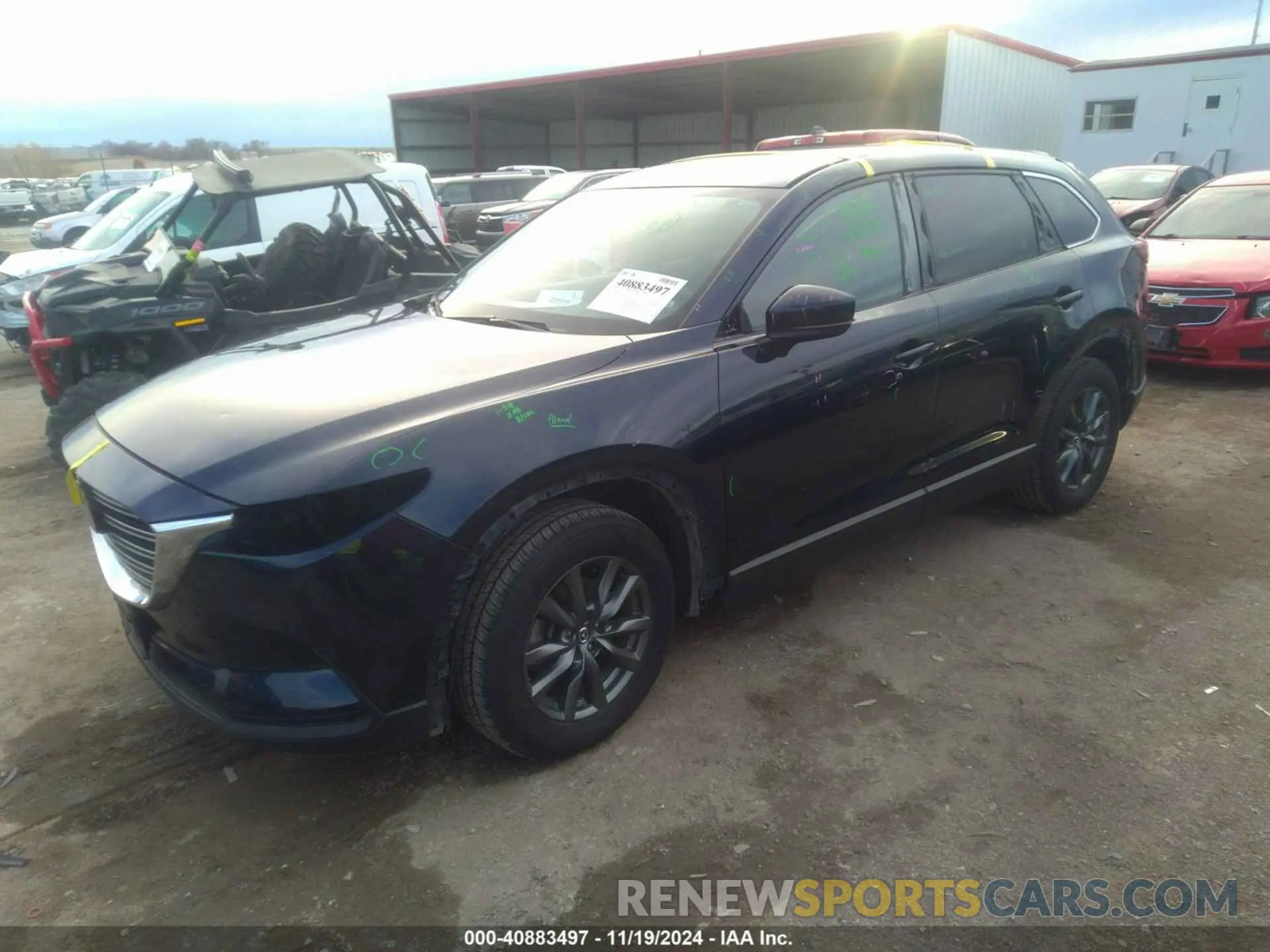 2 Photograph of a damaged car JM3TCBBY4M0519407 MAZDA CX-9 2021
