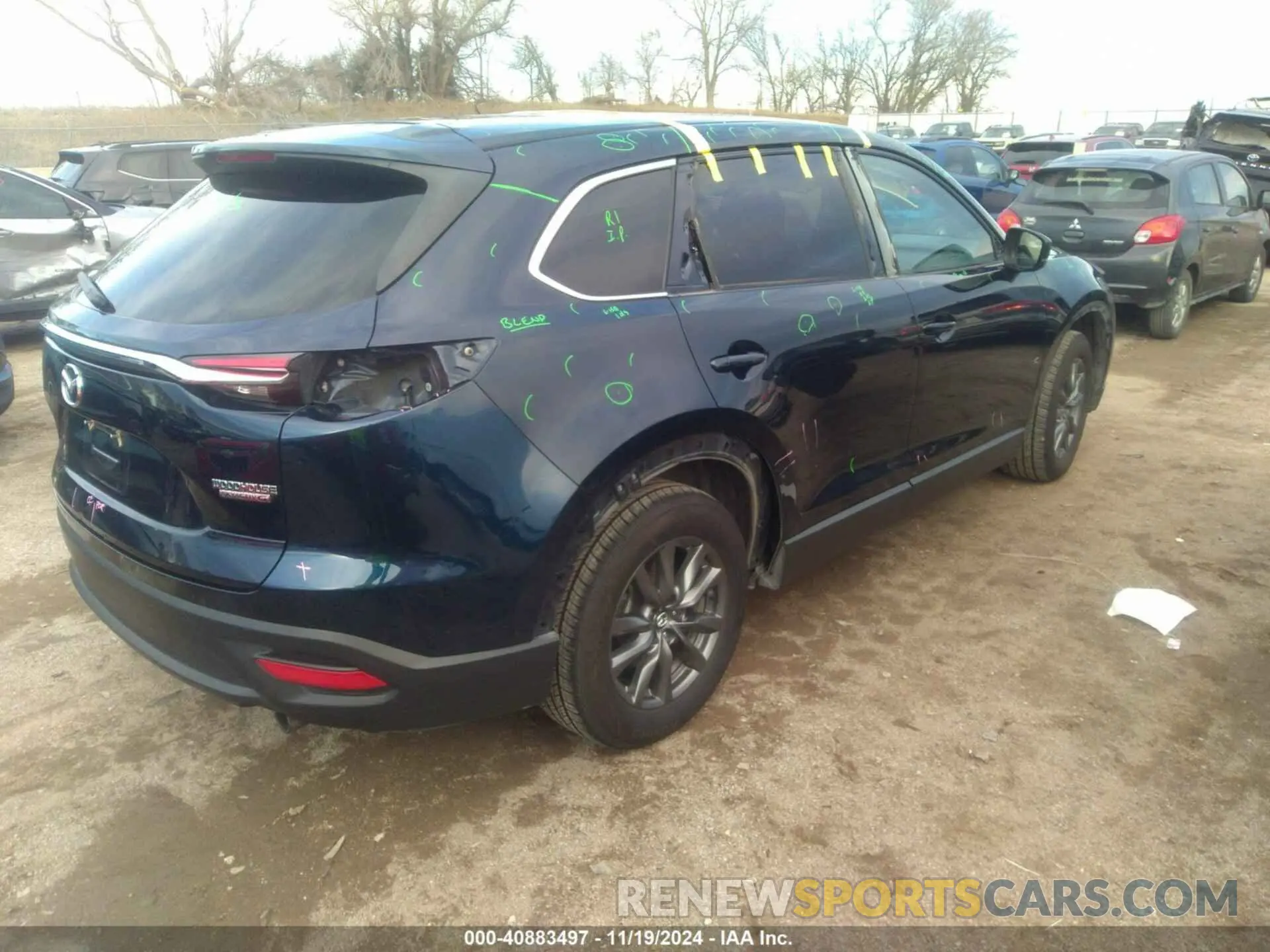 4 Photograph of a damaged car JM3TCBBY4M0519407 MAZDA CX-9 2021