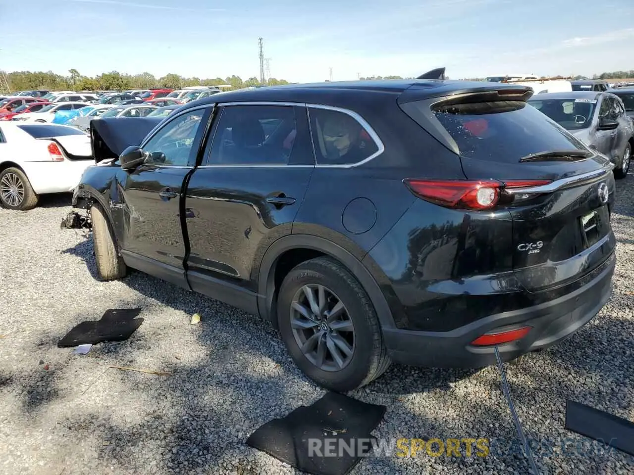 2 Photograph of a damaged car JM3TCBCY7M0503989 MAZDA CX-9 2021
