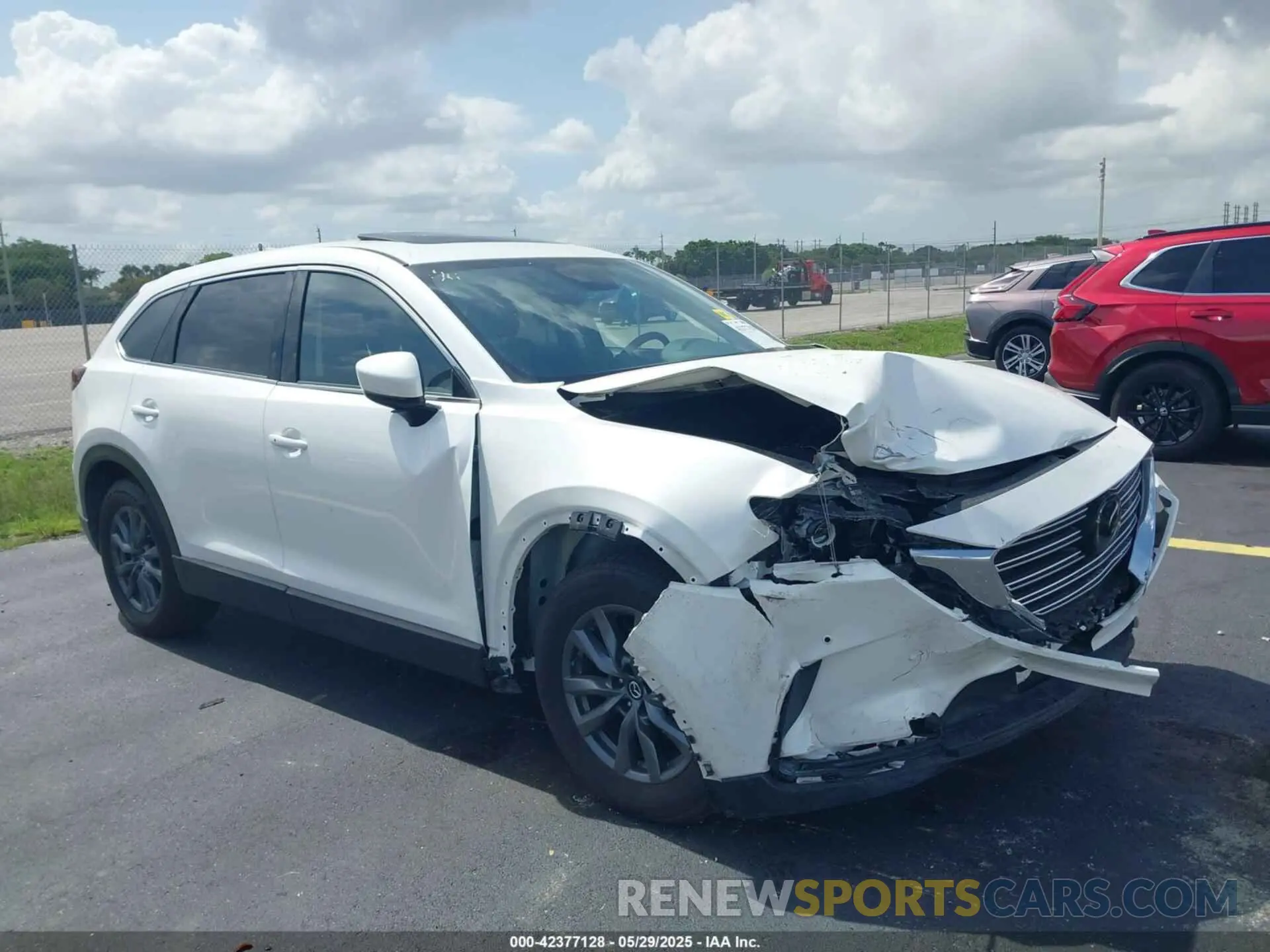 1 Photograph of a damaged car JM3TCBCY7M0538287 MAZDA CX-9 2021