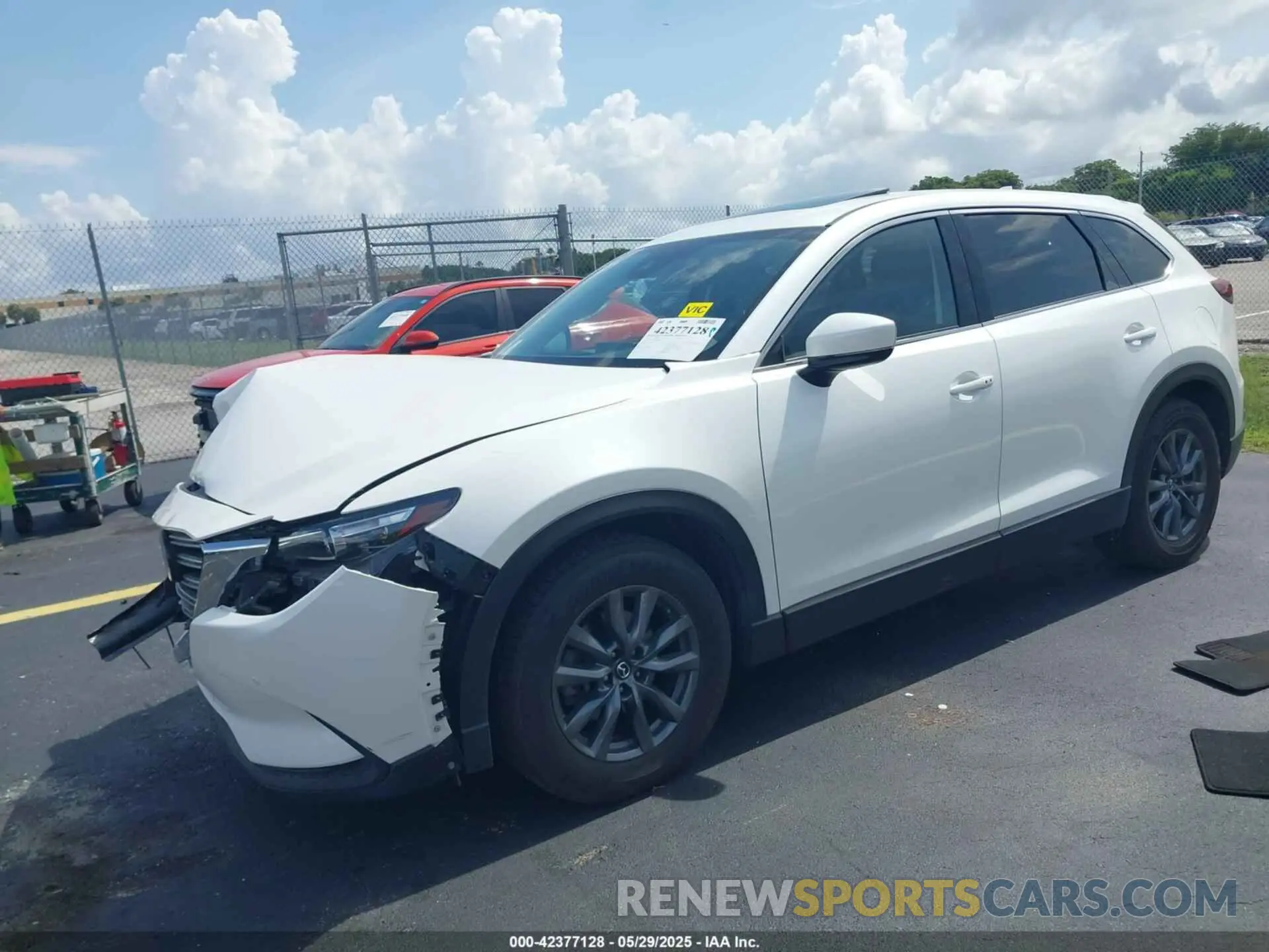 2 Photograph of a damaged car JM3TCBCY7M0538287 MAZDA CX-9 2021