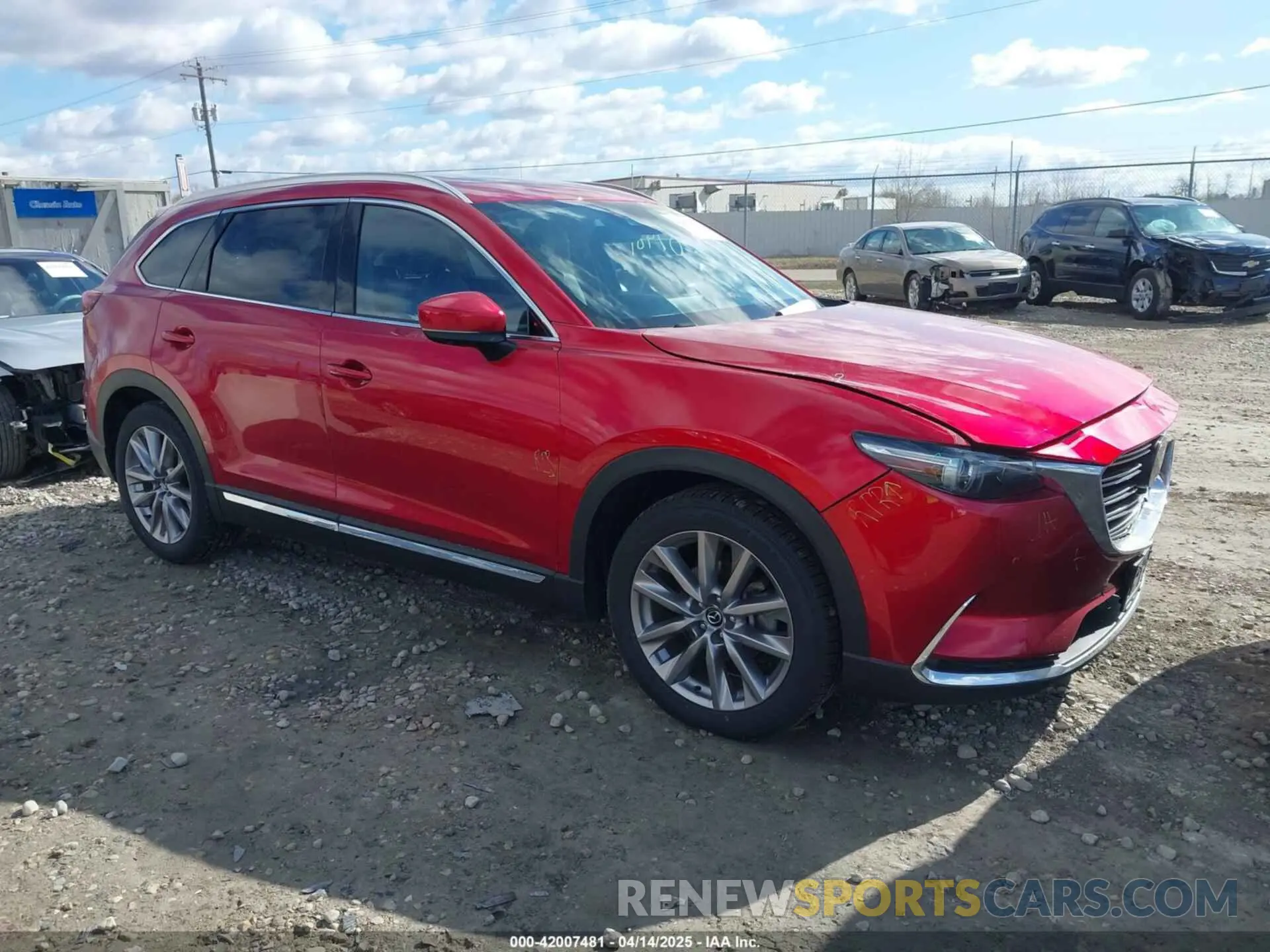 1 Photograph of a damaged car JM3TCBDY0M0516890 MAZDA CX-9 2021