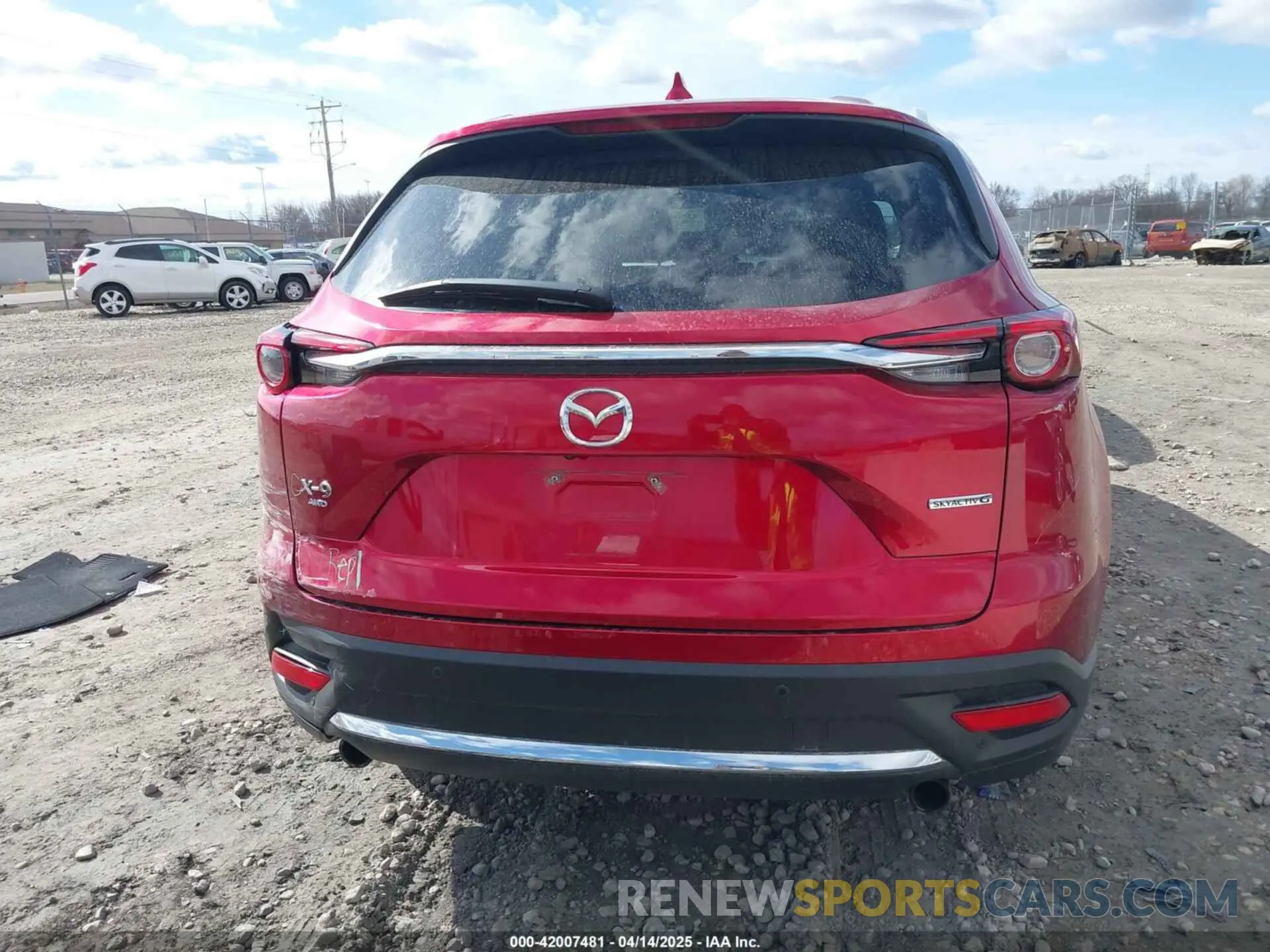16 Photograph of a damaged car JM3TCBDY0M0516890 MAZDA CX-9 2021