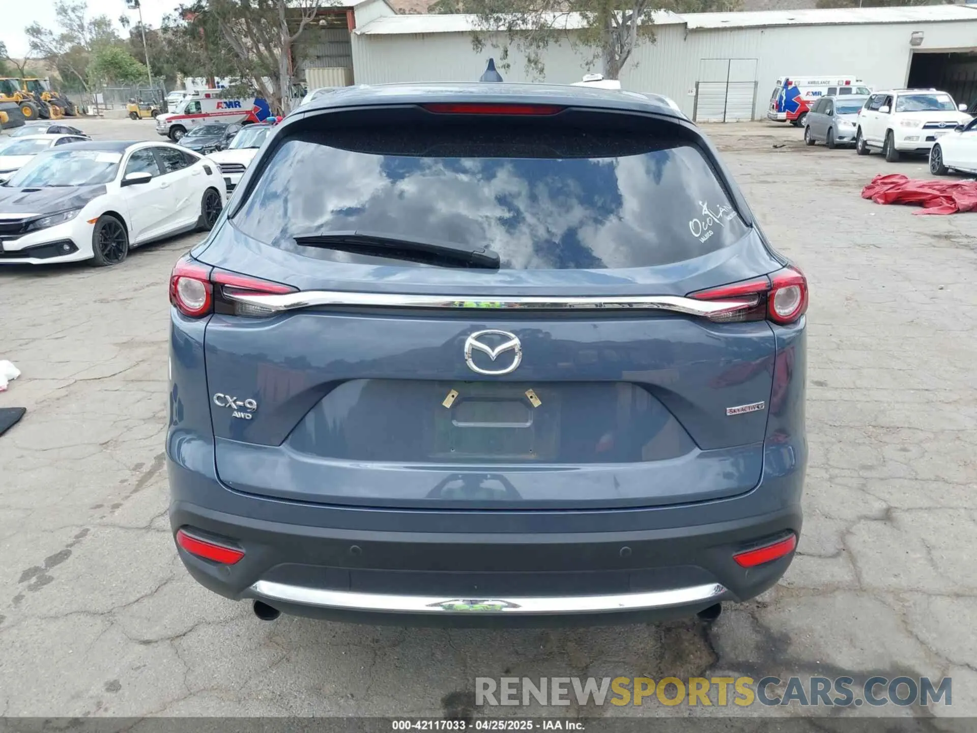 16 Photograph of a damaged car JM3TCBDY0M0538954 MAZDA CX-9 2021