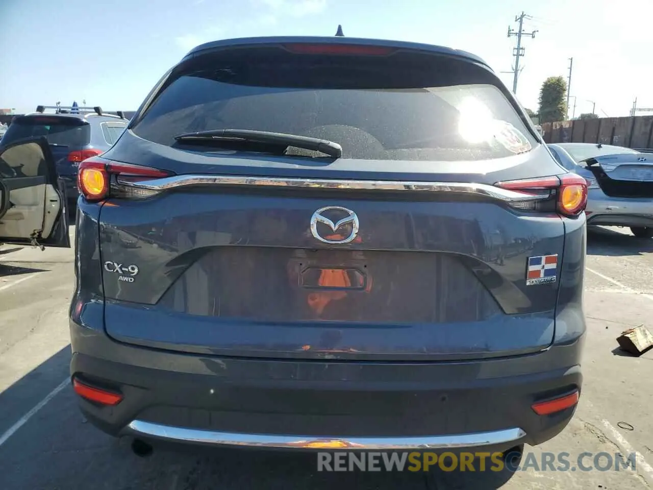 6 Photograph of a damaged car JM3TCBDY2M0509214 MAZDA CX-9 2021