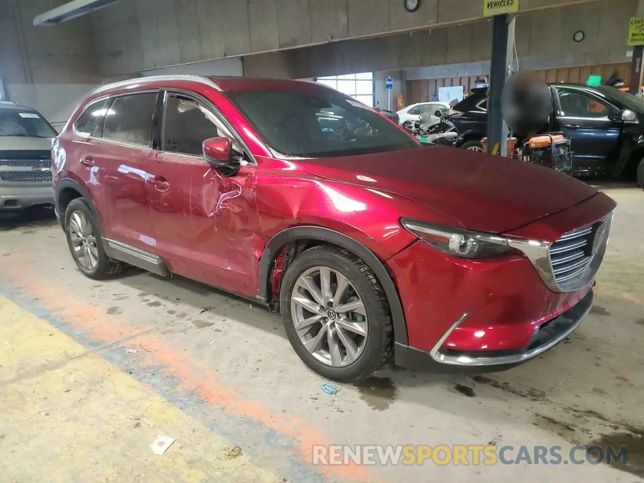 4 Photograph of a damaged car JM3TCBDY2M0511402 MAZDA CX-9 2021